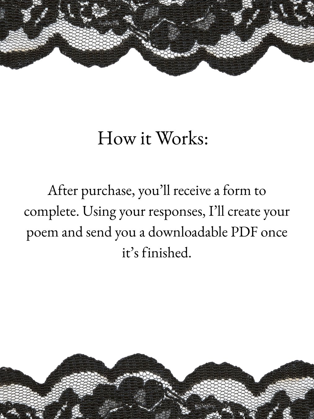 Custom "Love Letter" Poem product image (3)