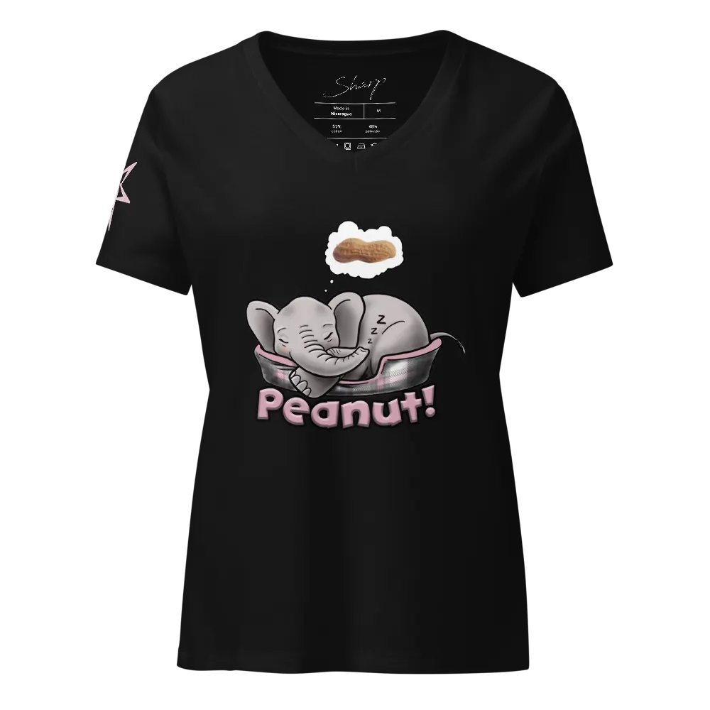 Sleepy Peanut - SFA Women's V-Neck T-Shirt product image (1)