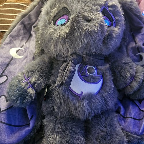 My birthday is next month and I'm just a melancholic goth girl. So, the Misterly decided to get me some more @plushiedreadful...