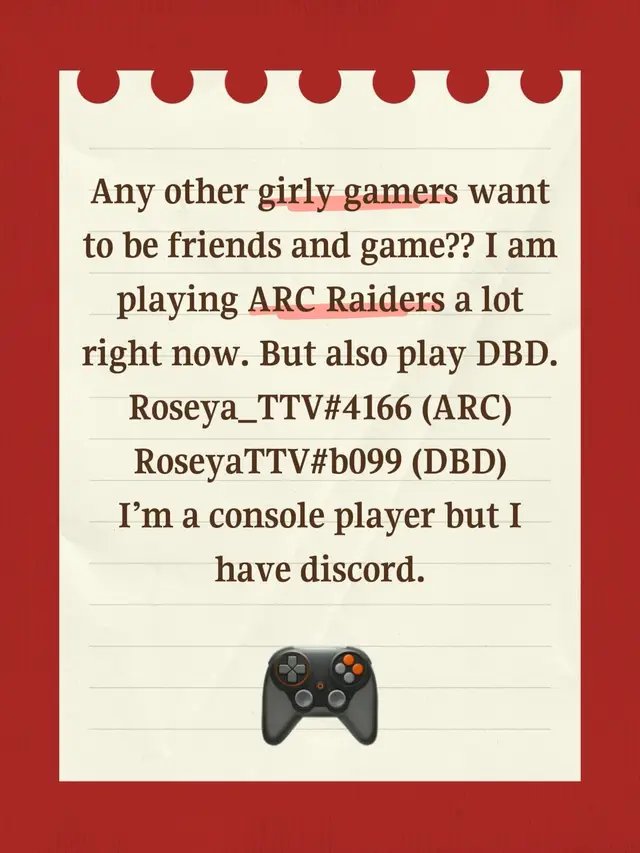 #consolegaming #arcraiders #deadbydaylight #twitchstreamer #girlgamers 