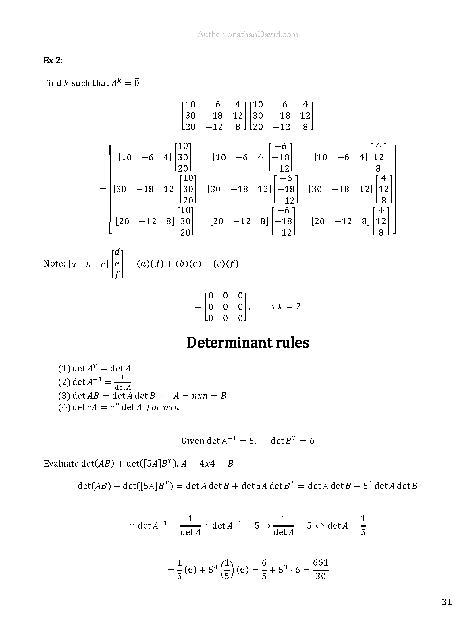 The Ultimate Cheat Sheet for STEM Majors | Linear Algebra product image (8)