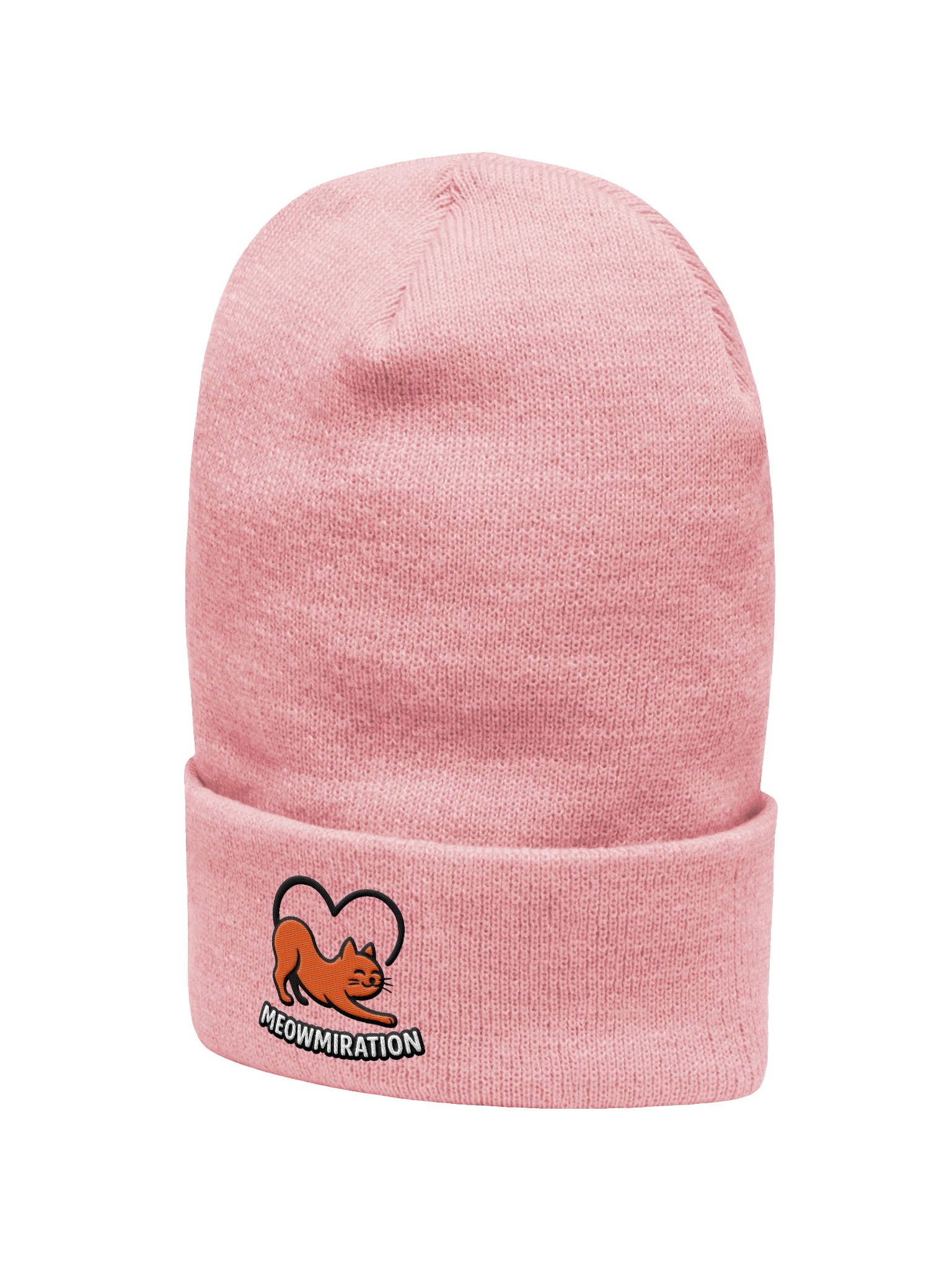 Meowmiration Cuffed Beanie product image (2)