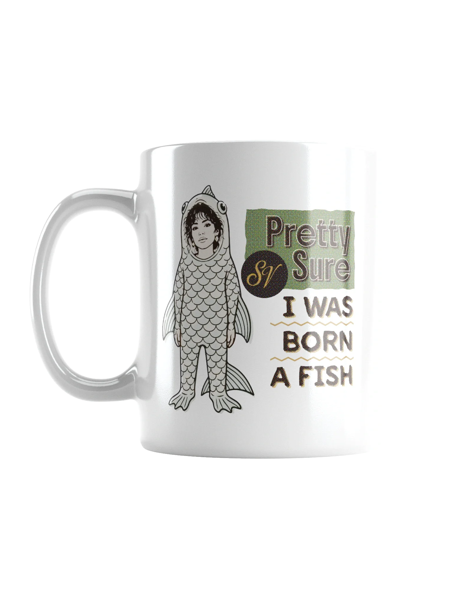 Born A Fish Mug