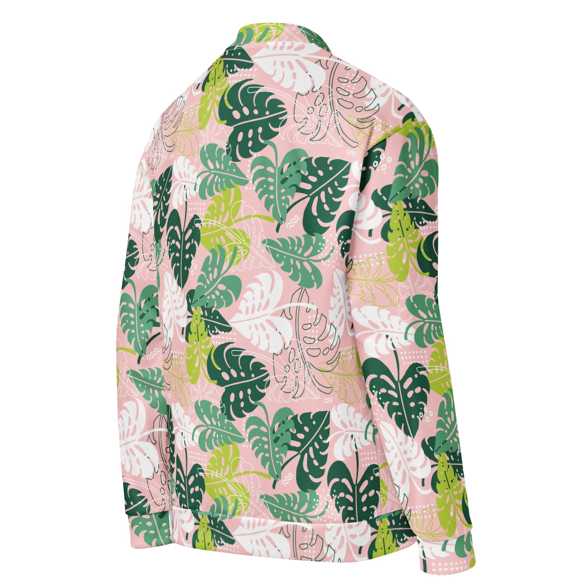 Stylish Monstera Dreams Bomber Jacket for Comfort Fashion product image (4)