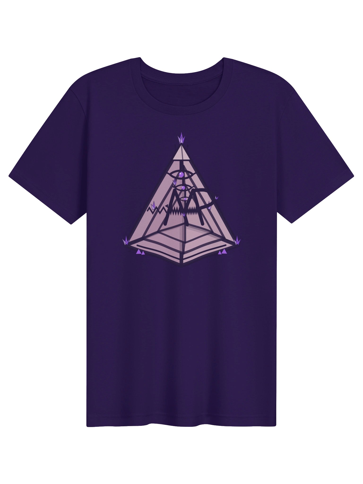 Mt. AMP 7D Pyramid Tee — Purple product image (1)