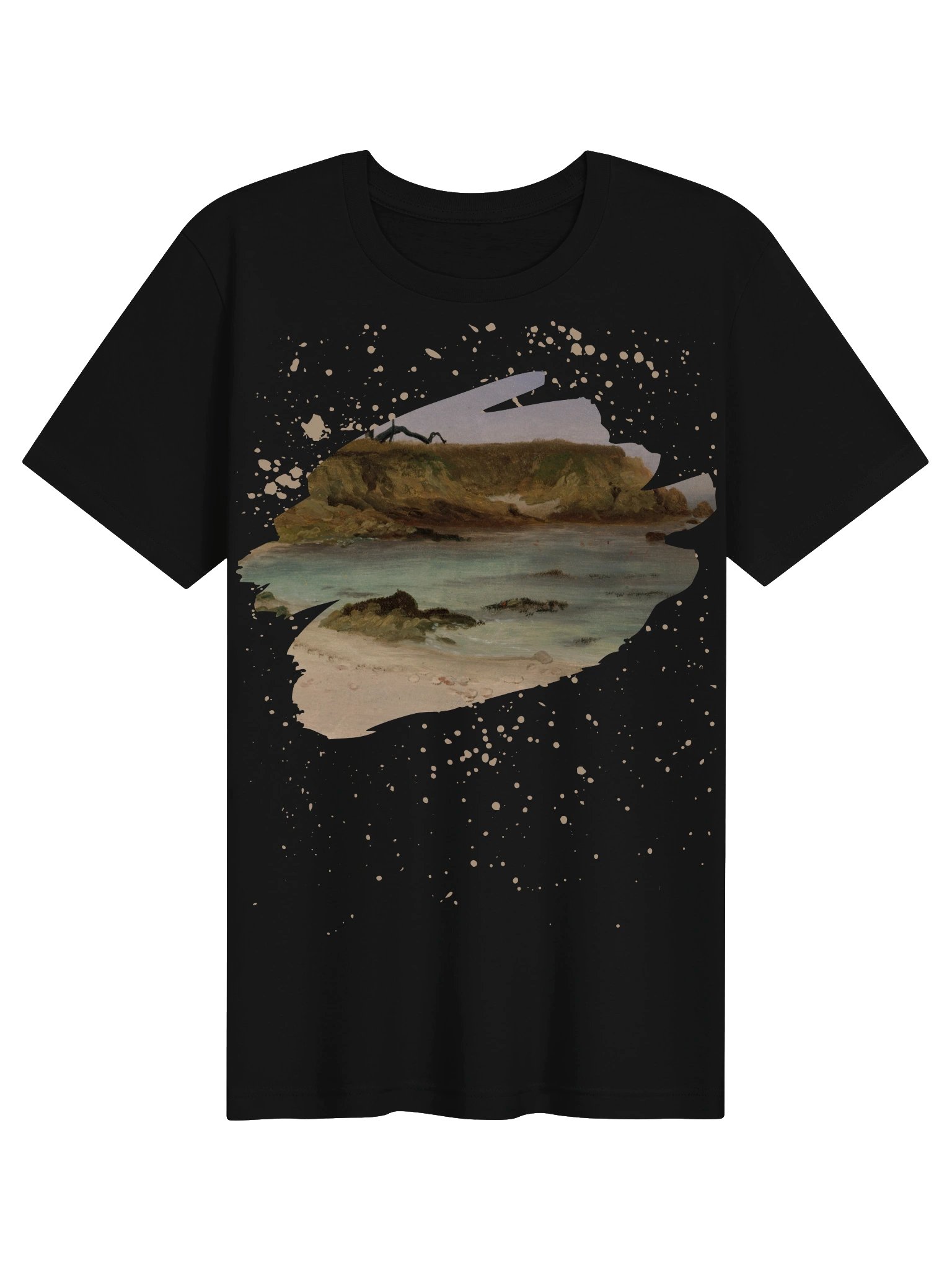 Sea Cove (Albert Bierstadt) T-Shirt product image (3)