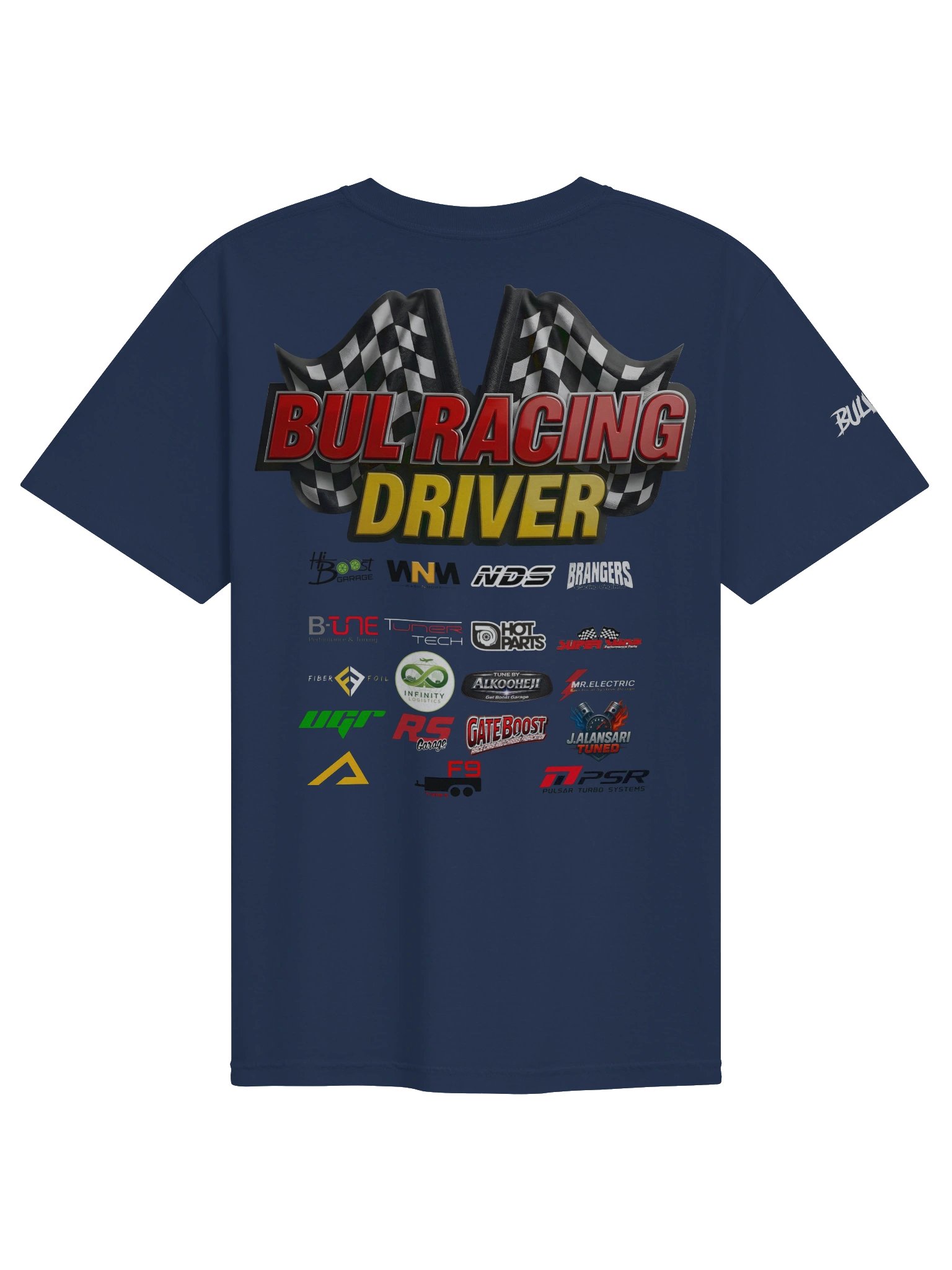 BULRACING driver -Dyed Heavyweight T-Shirt Team - ukLIn-OrkvM