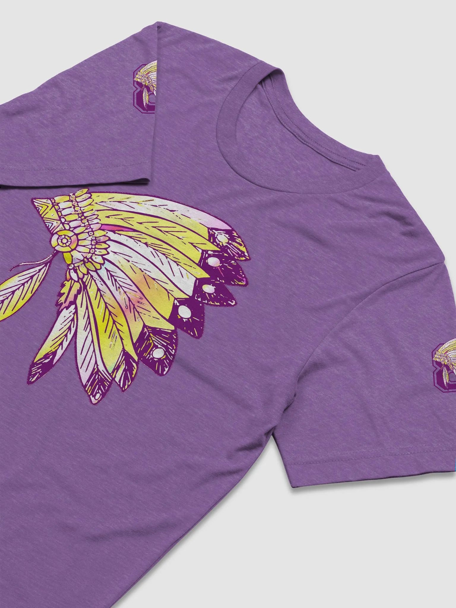 Feathered Dreams - PURPLE | Triblend Tee product image (3)