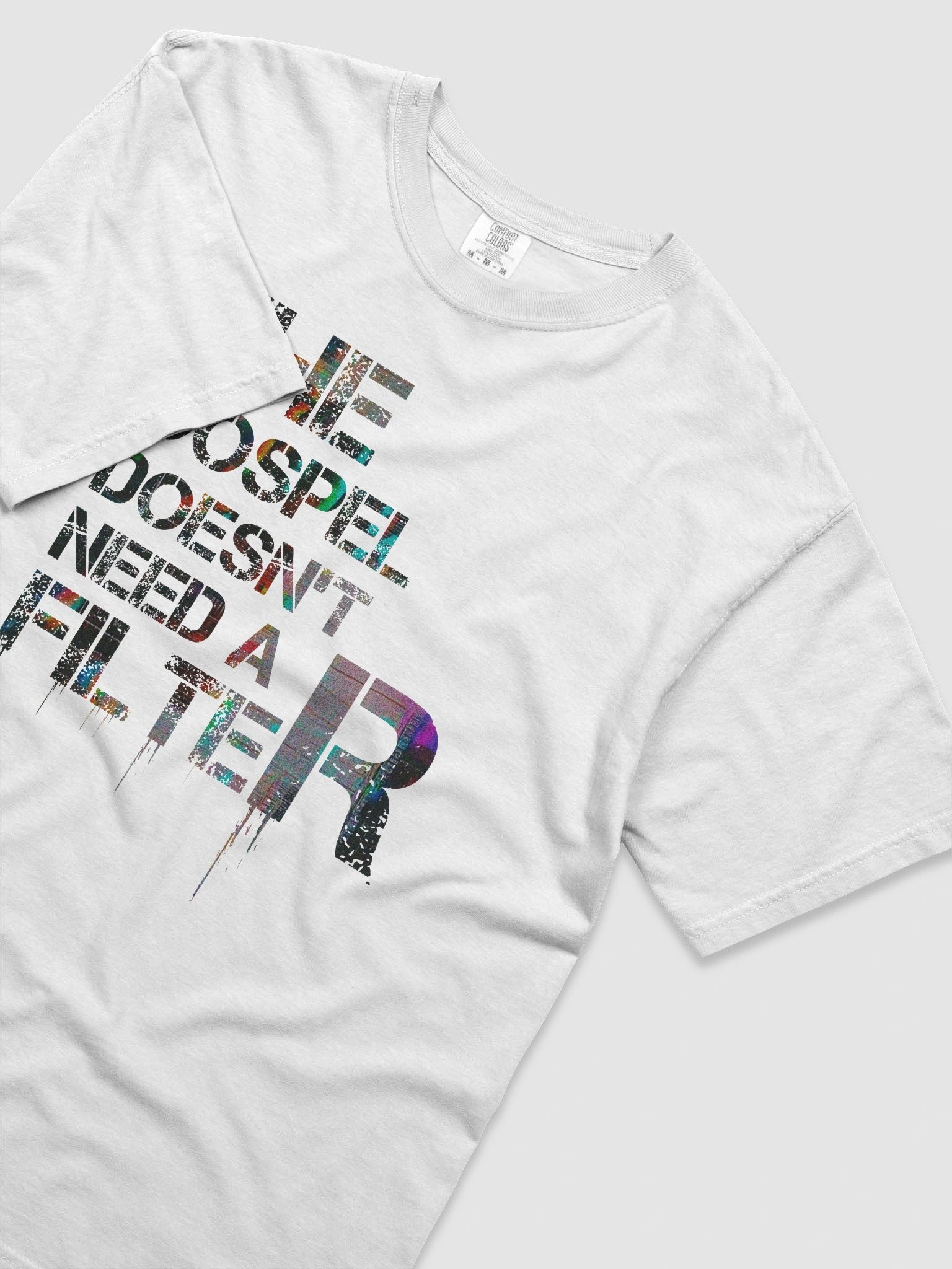 Glitch No Filter Gospel Tee – Raw Truth. No Edits. product image (56)
