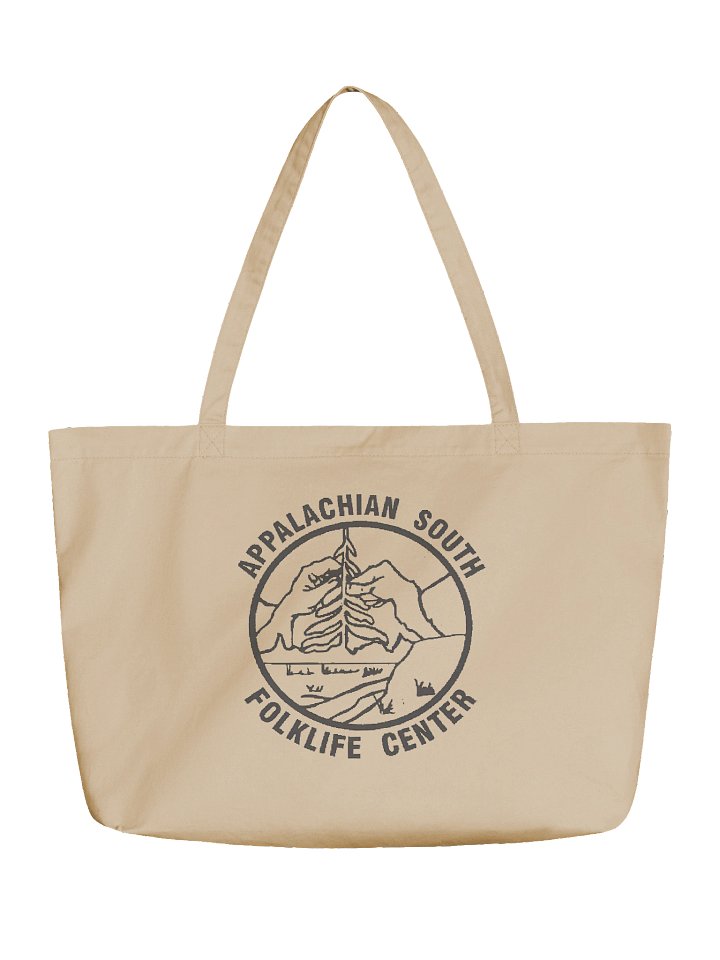 large print logo cotton bag product image (1)