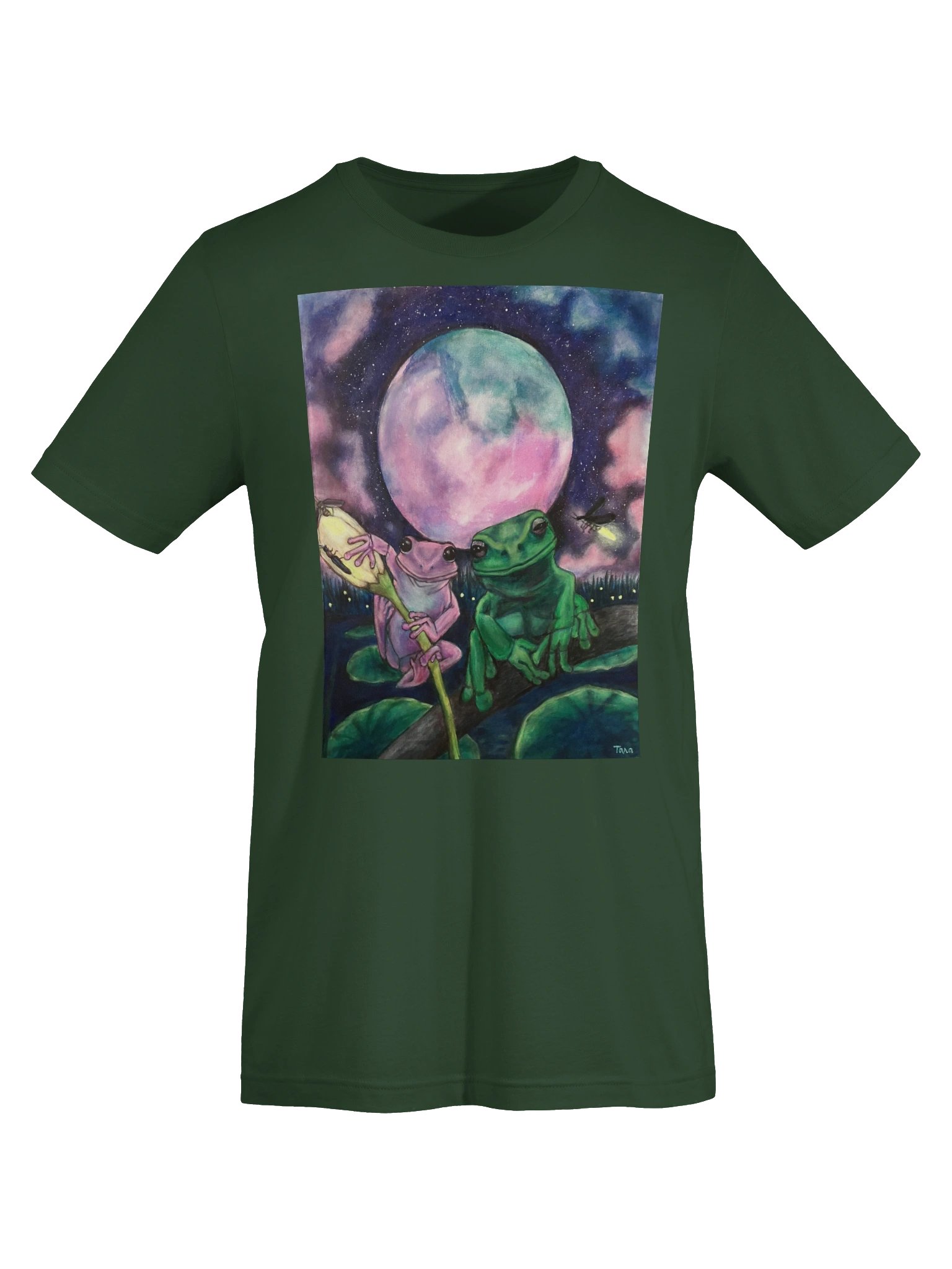 Tara Frog Moon Bella+Canvas T-Shirt product image (47)