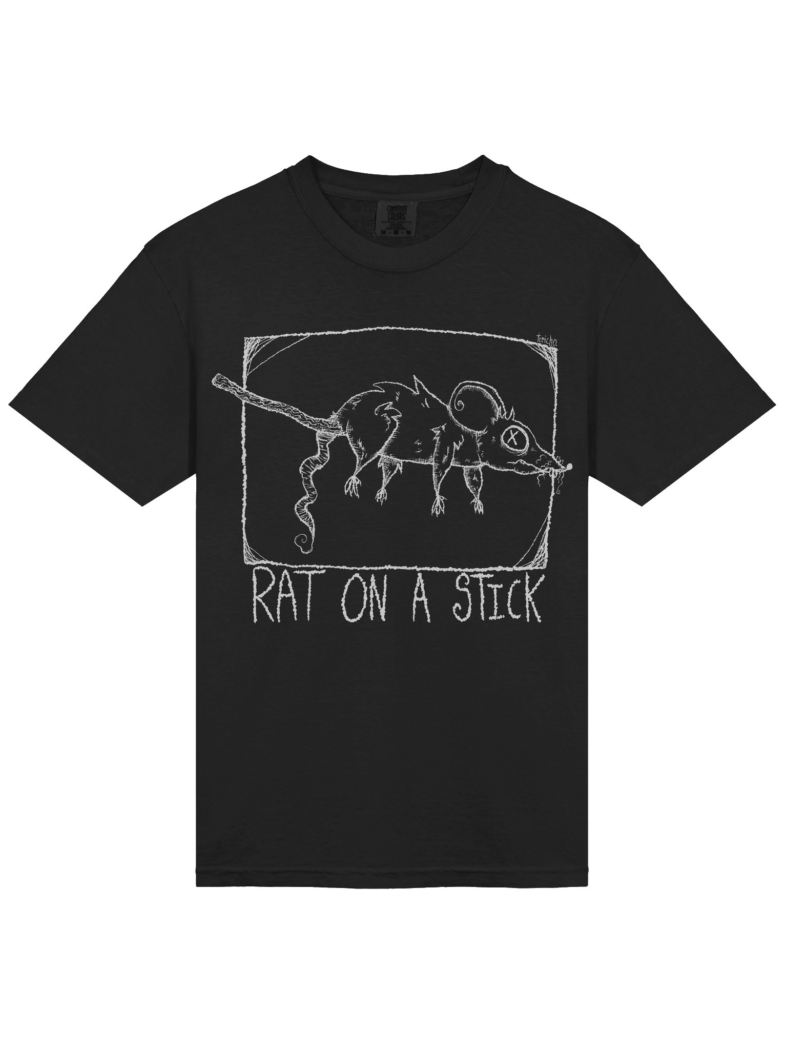 Retro Rat on a Stick Tee product image (3)