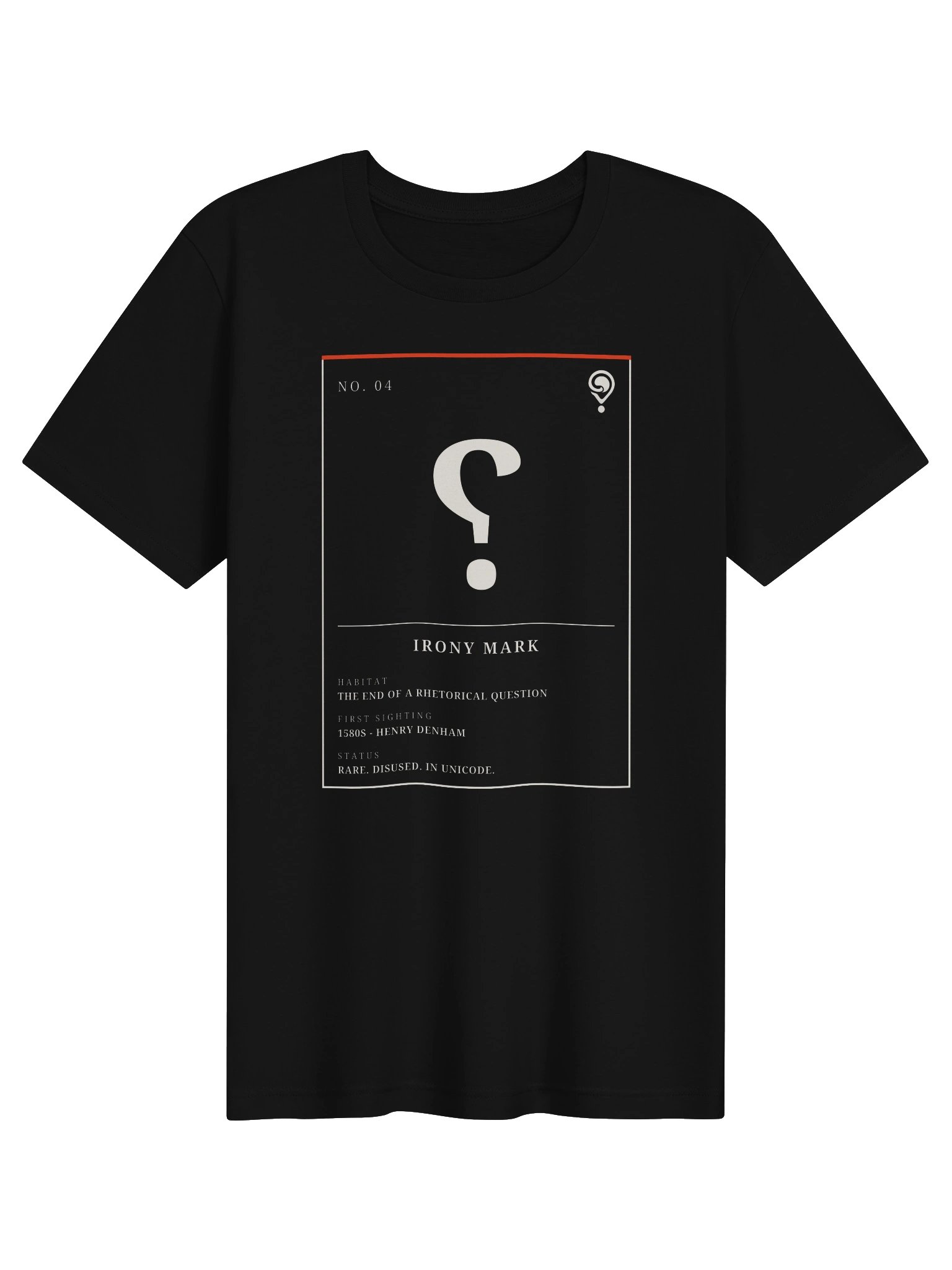 No. 04 Irony Mark Tee | Field Guide Specimen Series product image (1)