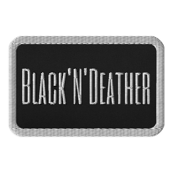 Black'N'Deather patch product image (1)