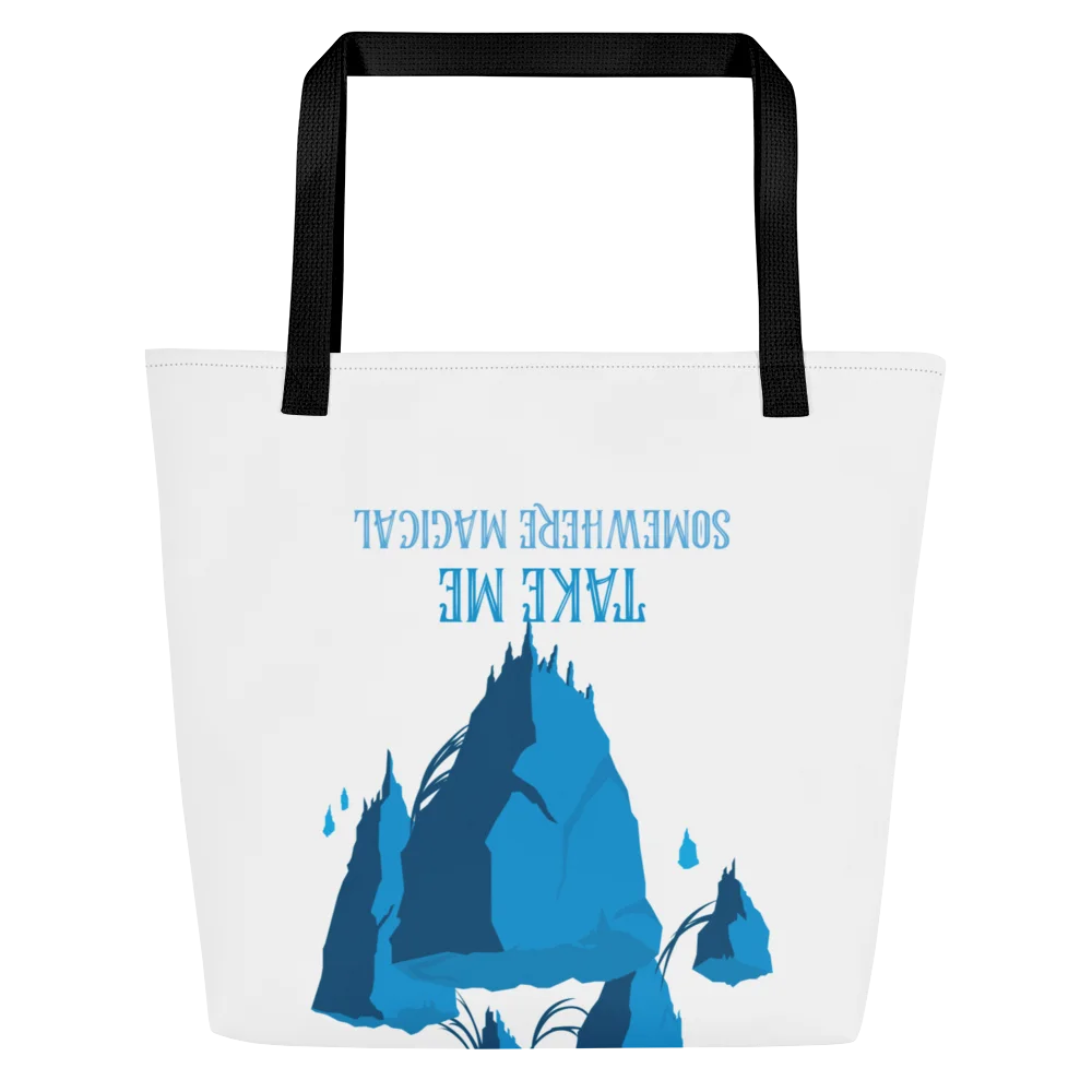 Blue Emblem All-Over Print Tote Bag product image (3)