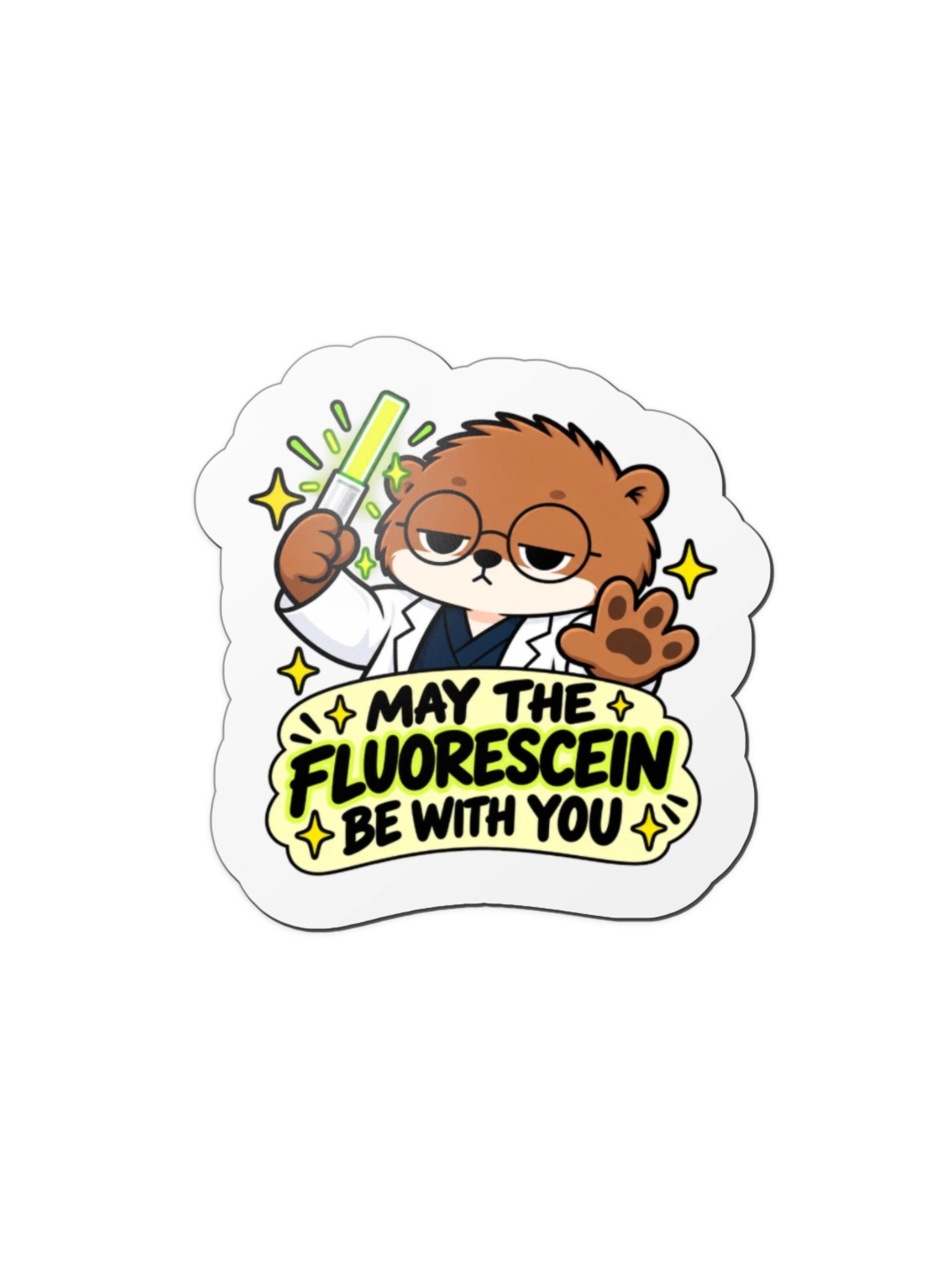 May the Fluorescein be with you magnet product image (2)