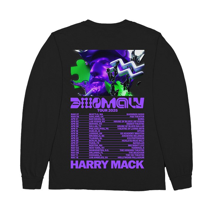 Anomaly Tour 2025 Black Crewneck product image (2)