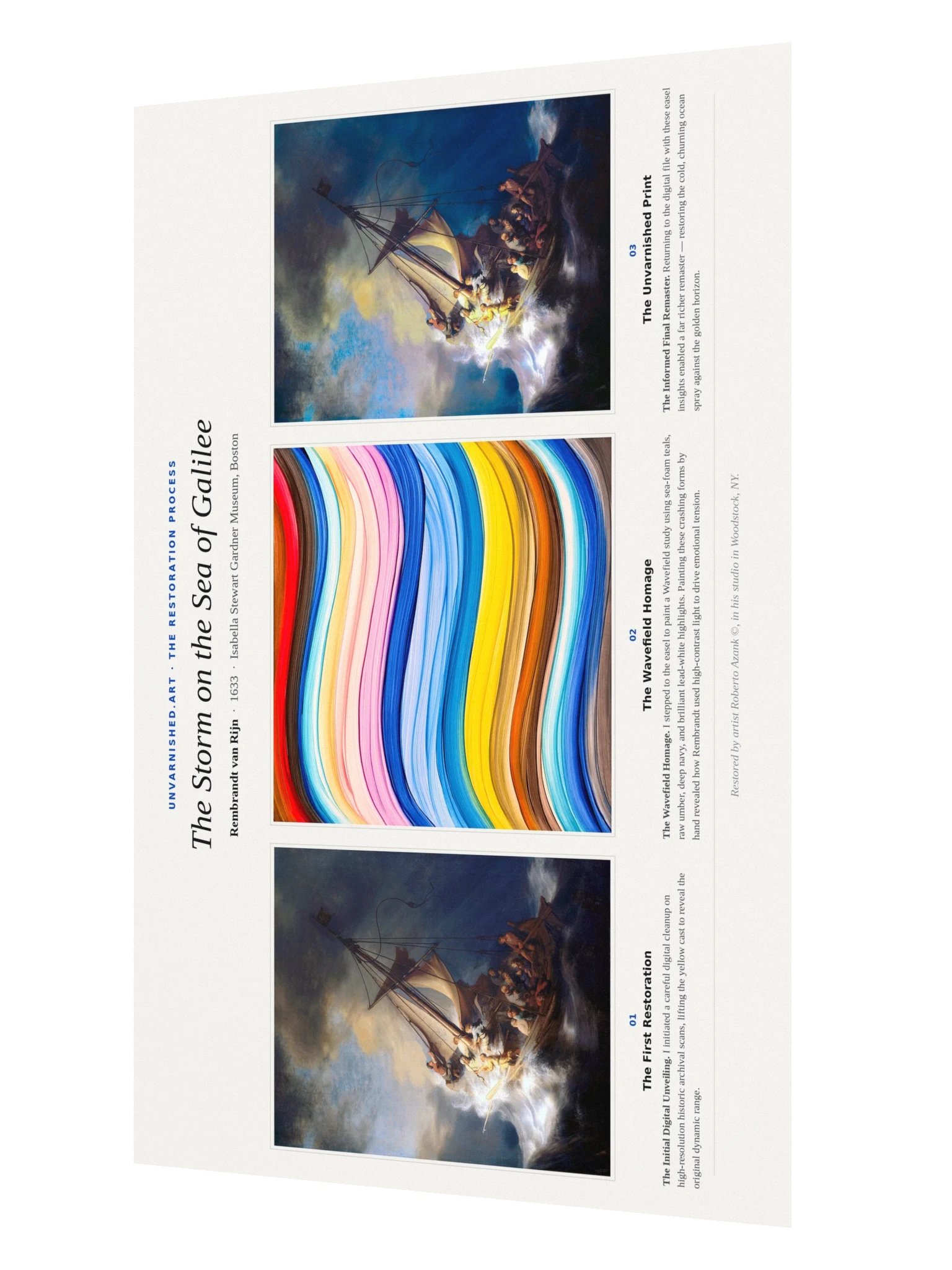 The Storm on the Sea of Galilee — Process Poster product image (2)