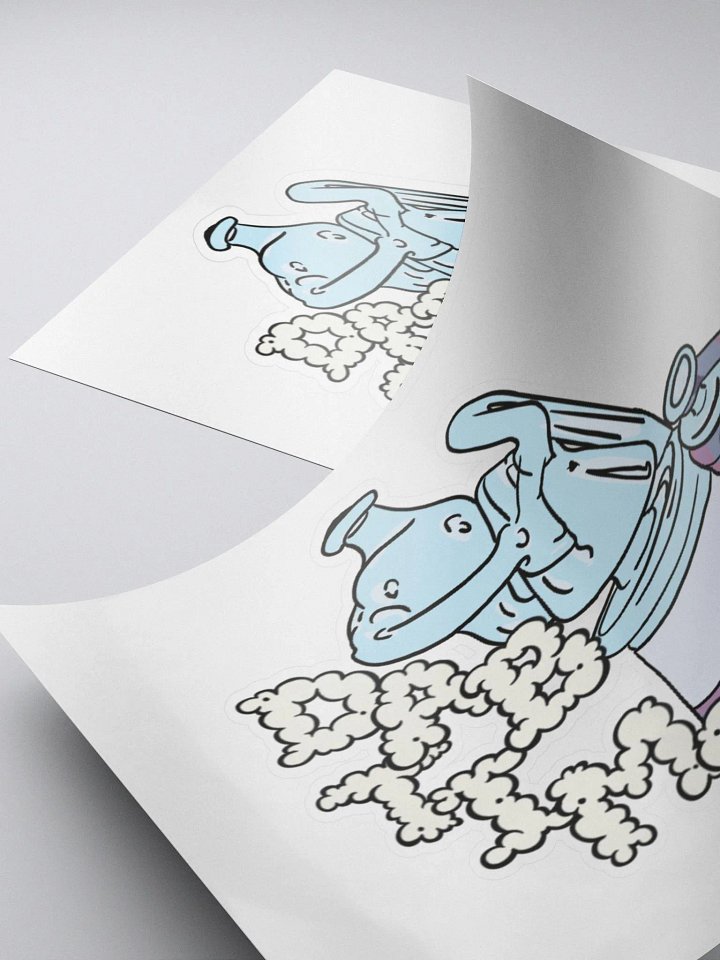 Dab Time Lucid Lightning Puffco Peak Die Cut Sticker product image (2)