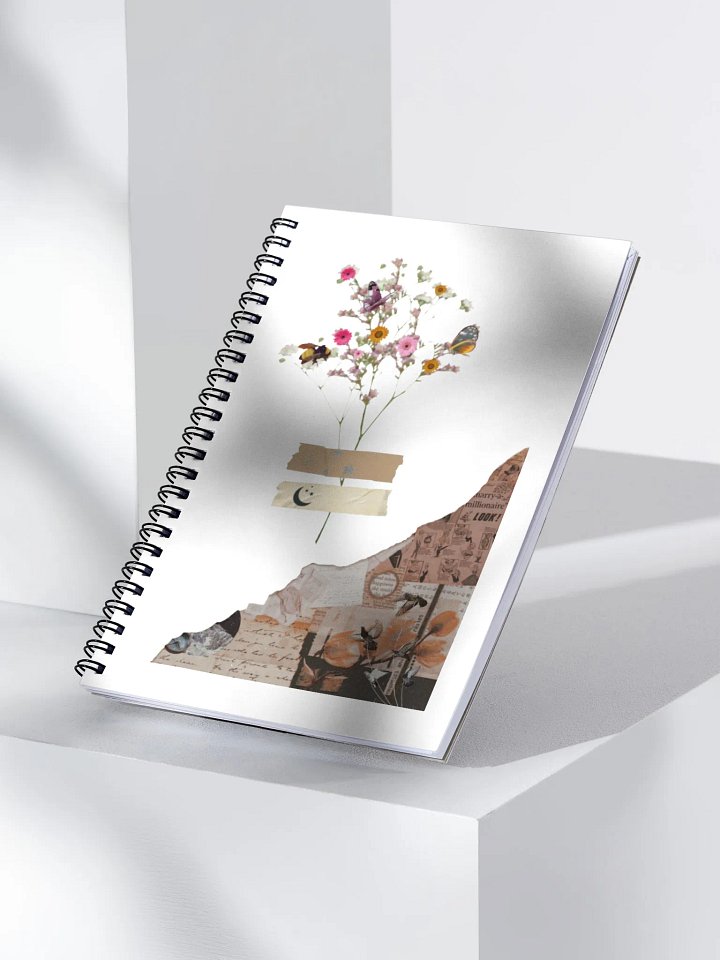 Celestial Blooms Spiral Notebook product image (1)