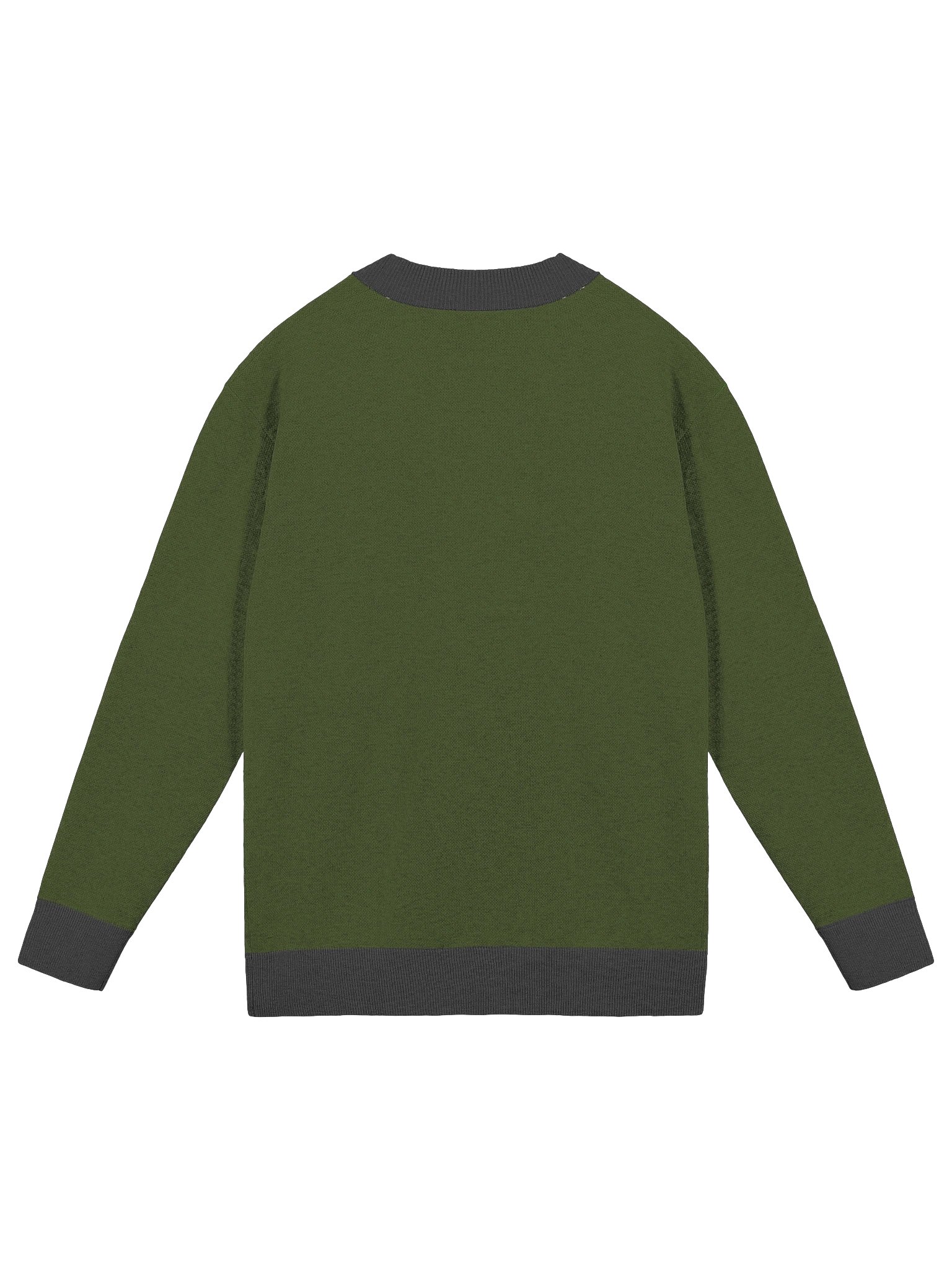 Green Knitted Cardigan Without Pocket product image (3)