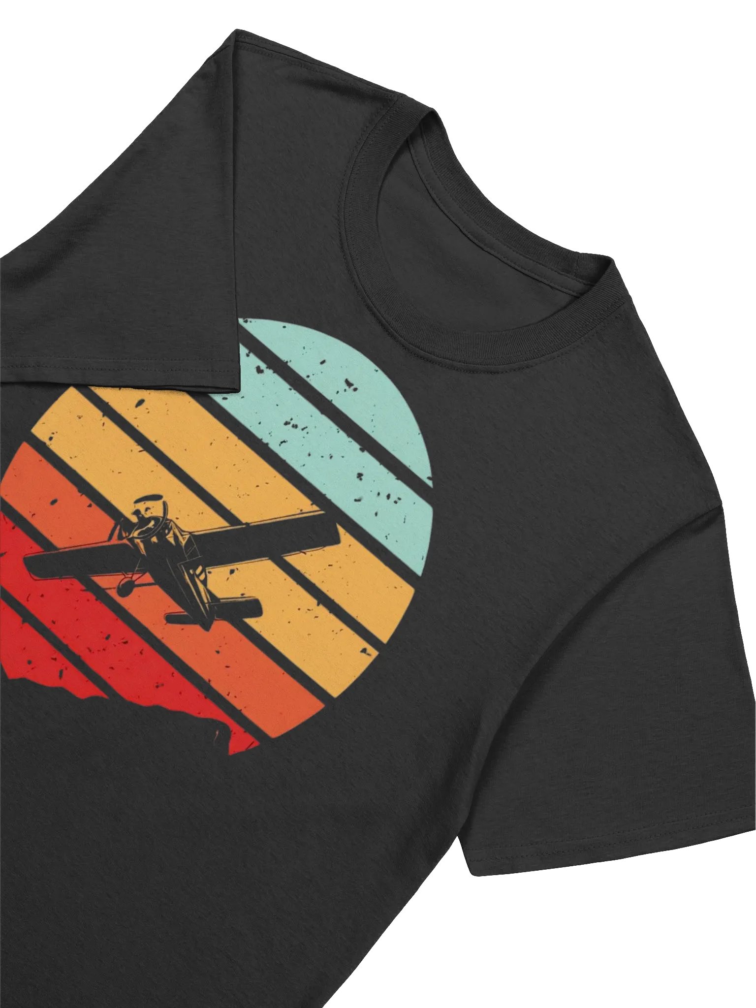 Vintage Airplane Sunset T-Shirt product image (2)