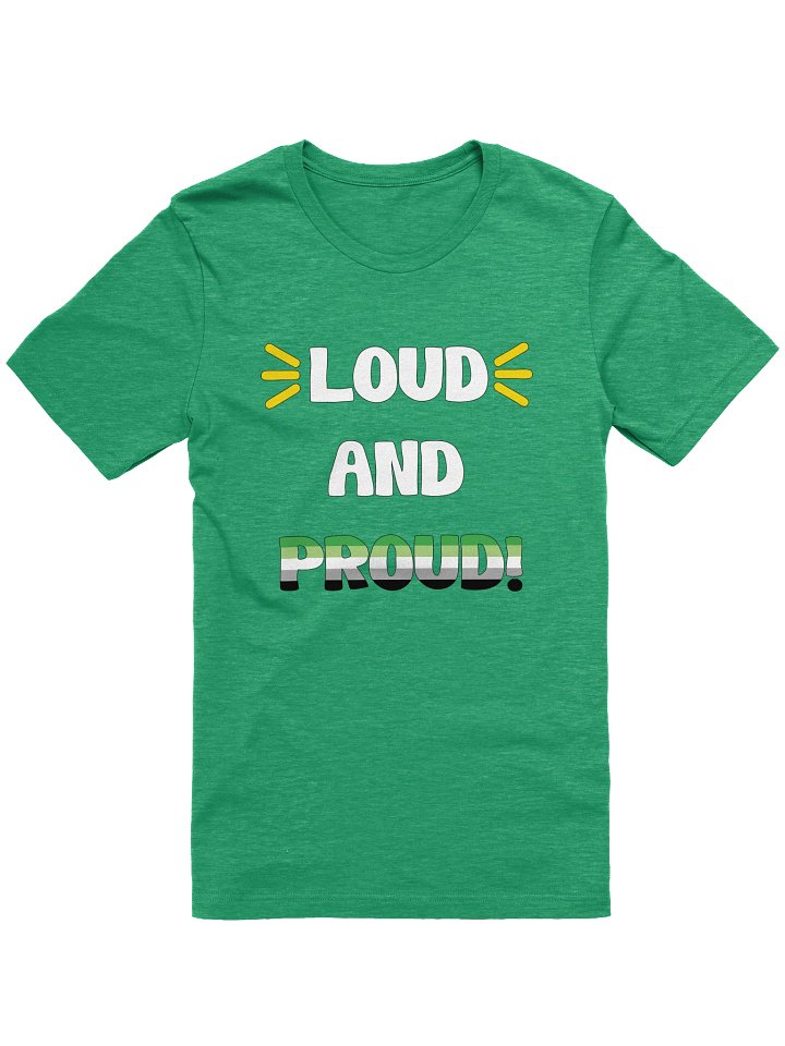 Loud and Proud Aromantic T-Shirt product image (4)