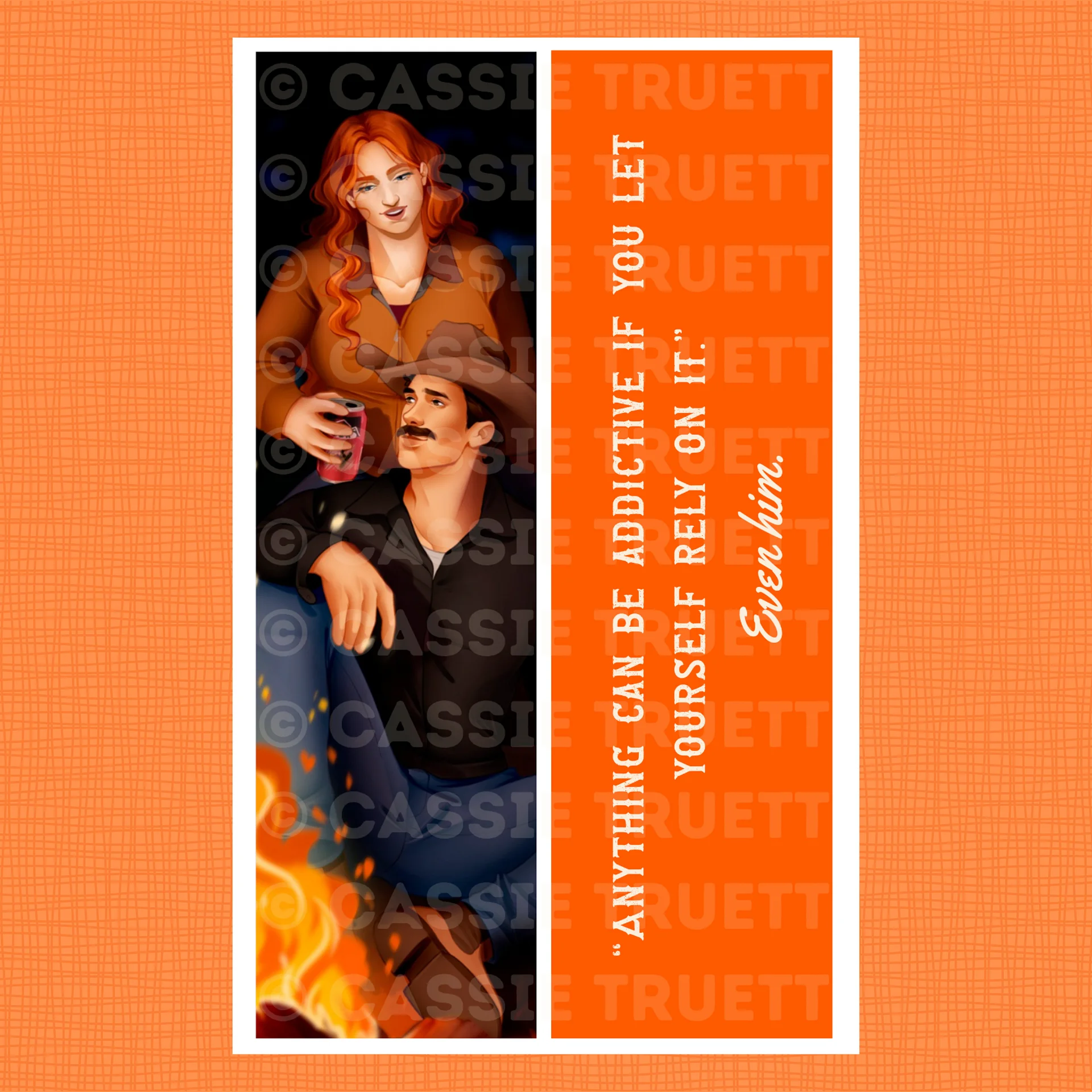 Austin & Maddox at the Bonfire Reversible Bookmark product image (1)