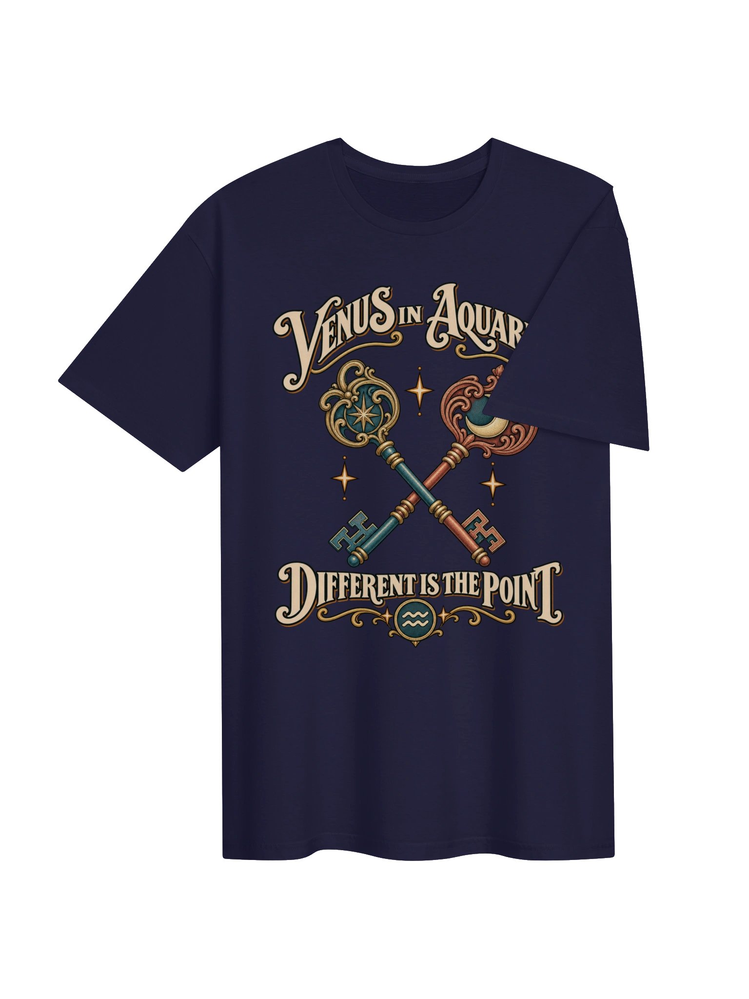 Venus in Aquarius Different Is the Point Tee product image (4)