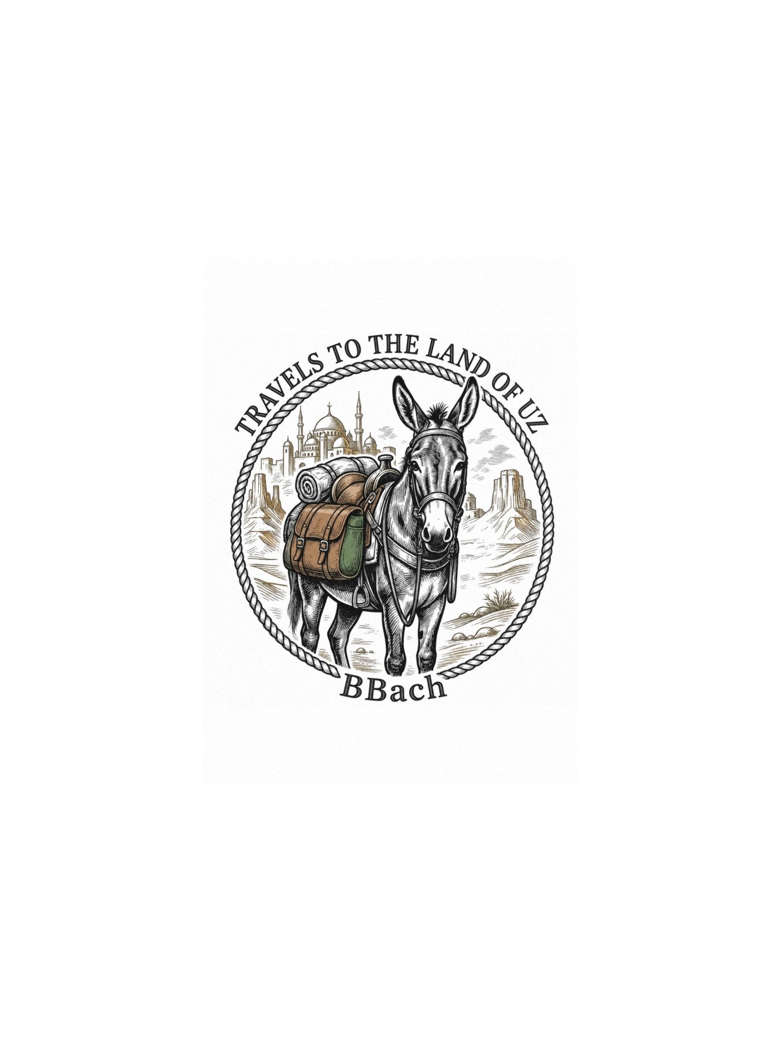 Travel to the Land of Uz Donkey Poster product image (1)