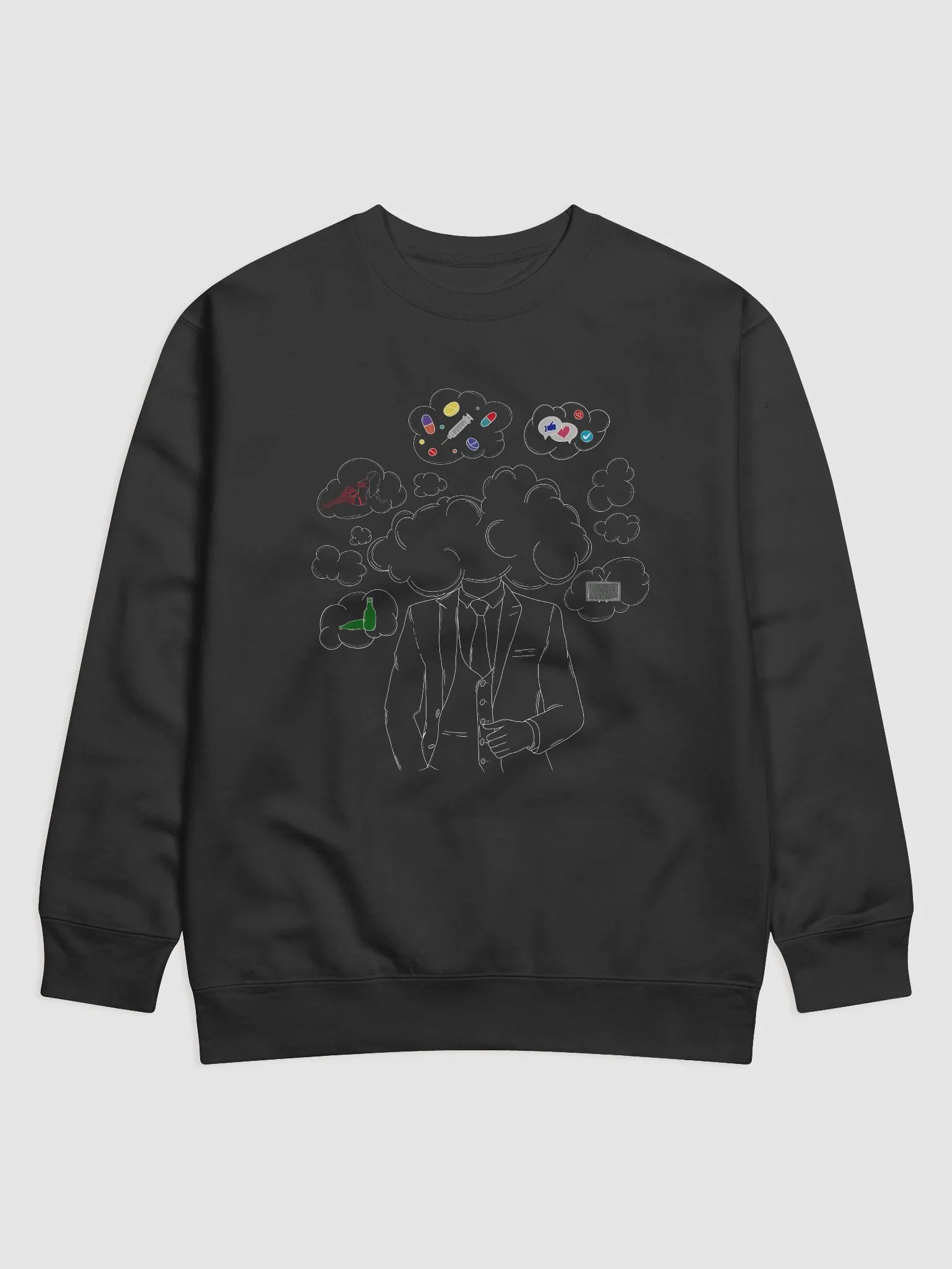 Glitch Manifest Premium Sweatshirt product image (1)