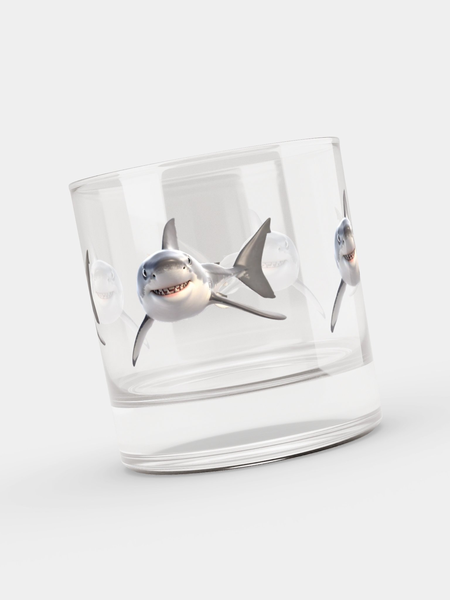 Come at me Bro Rocks Glass - Great White Shark Edition product image (8)