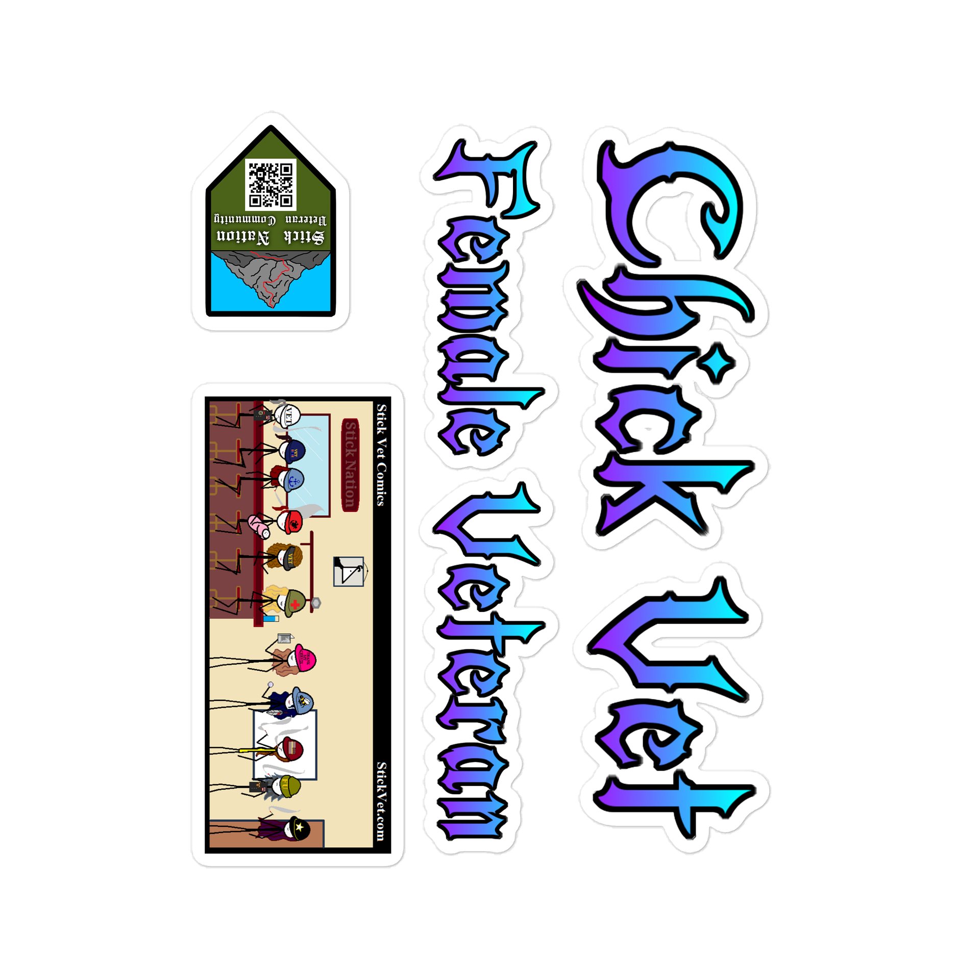 Chick Vet Stickers product image (1)