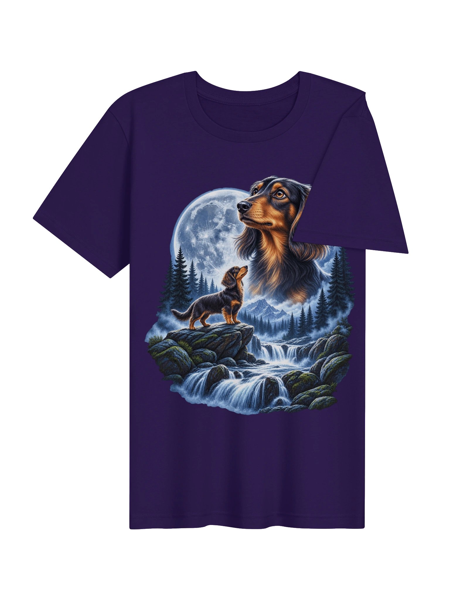 Wilderness Moon Dachshund Tee product image (4)