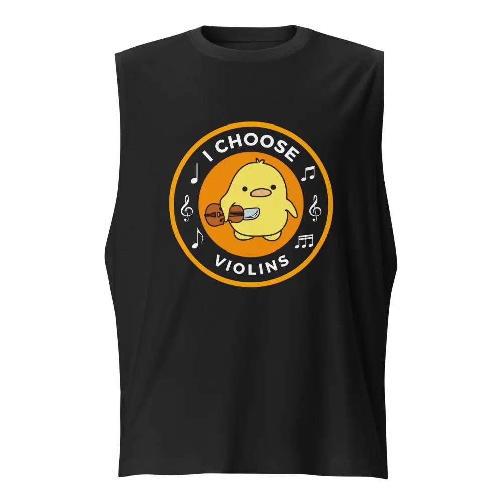 I choose violins Bella+Canvas Muscle Tank product image (1)