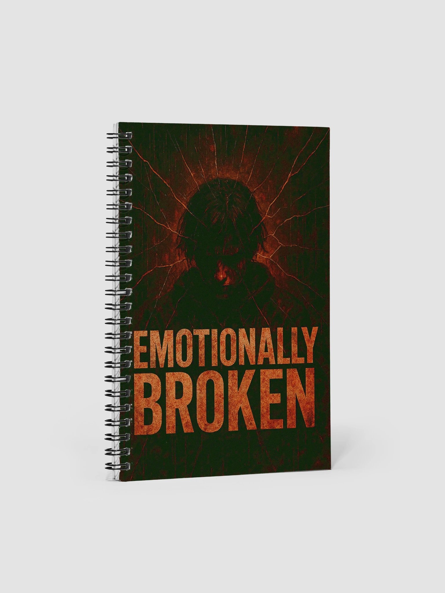 Emotionally Broken Spiral Notebook product image (1)