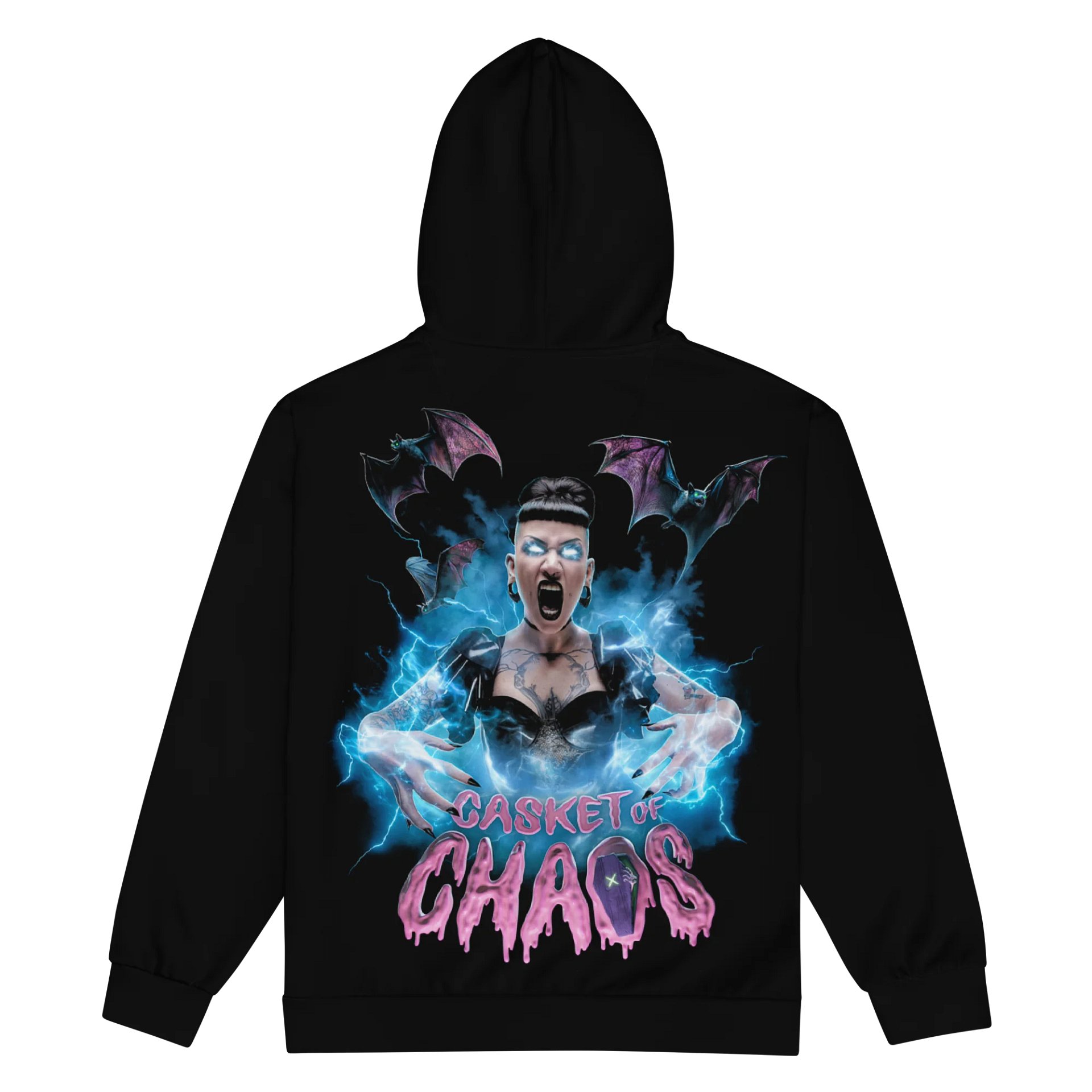 Casket of Chaos Horror Zip Up Hoodies product image (2)