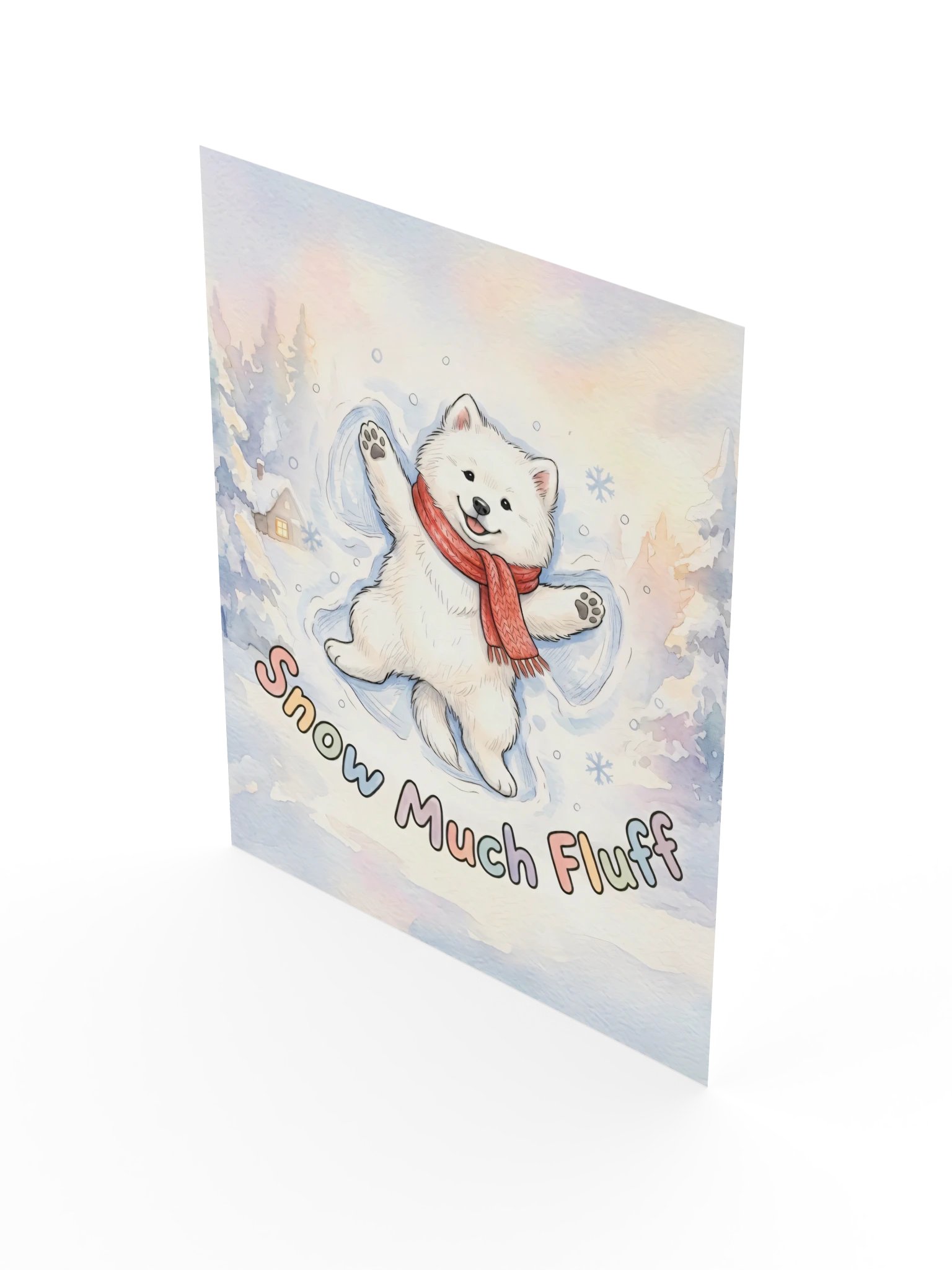Snow Fluff Samoyed Poster product image (17)