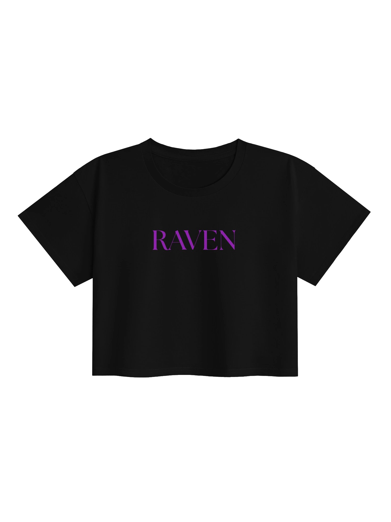 RAVEN PURPLE IMAGE CIRCLE Crop Tee product image (55)