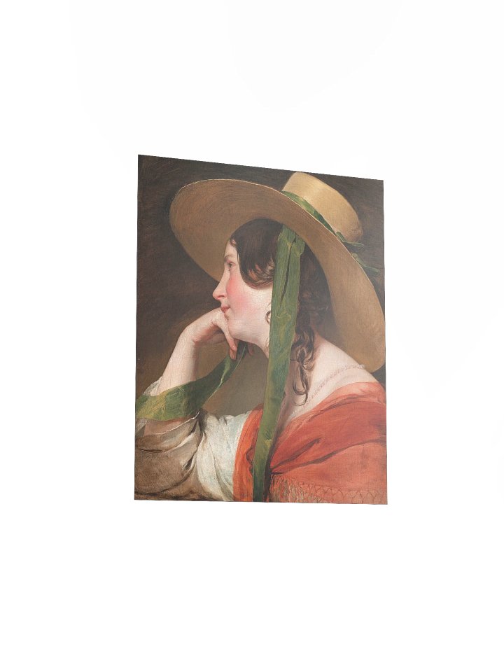 "Mädchen mit Strohhut" by Friedrich von Amerling Poster product image (2)