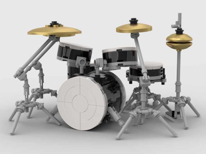 Drum Set MOC product image (2)