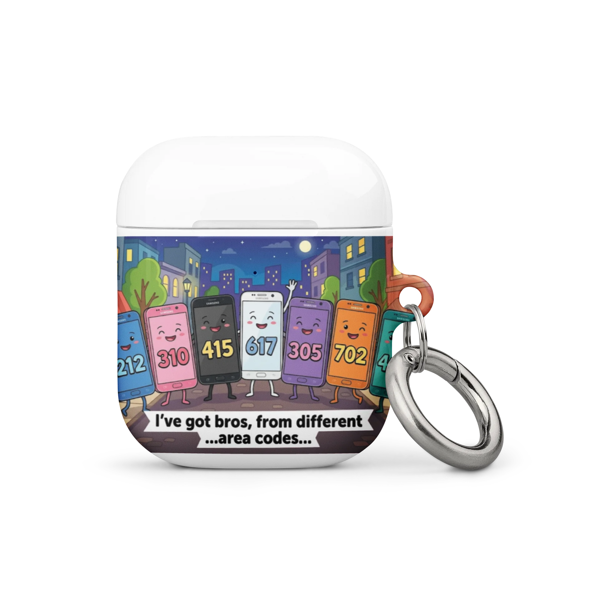 Bros in Different Area Codes Earbuds Case product image (1)