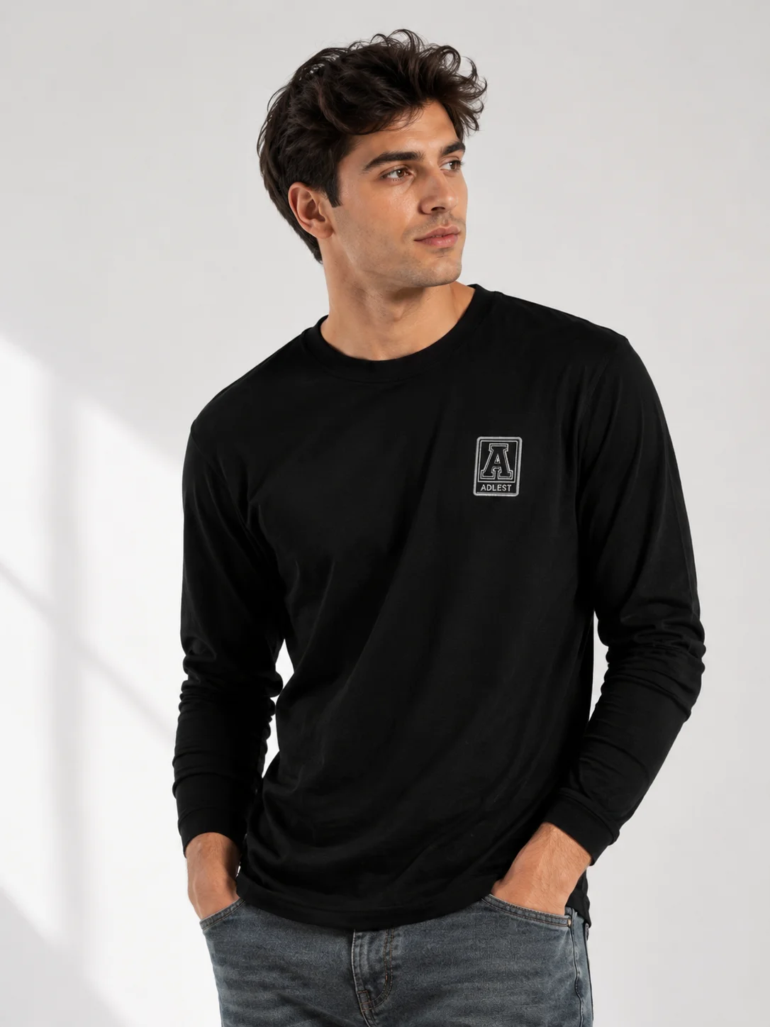 ADLEST Minimal Logo Long Sleeve Shirt product image (1)