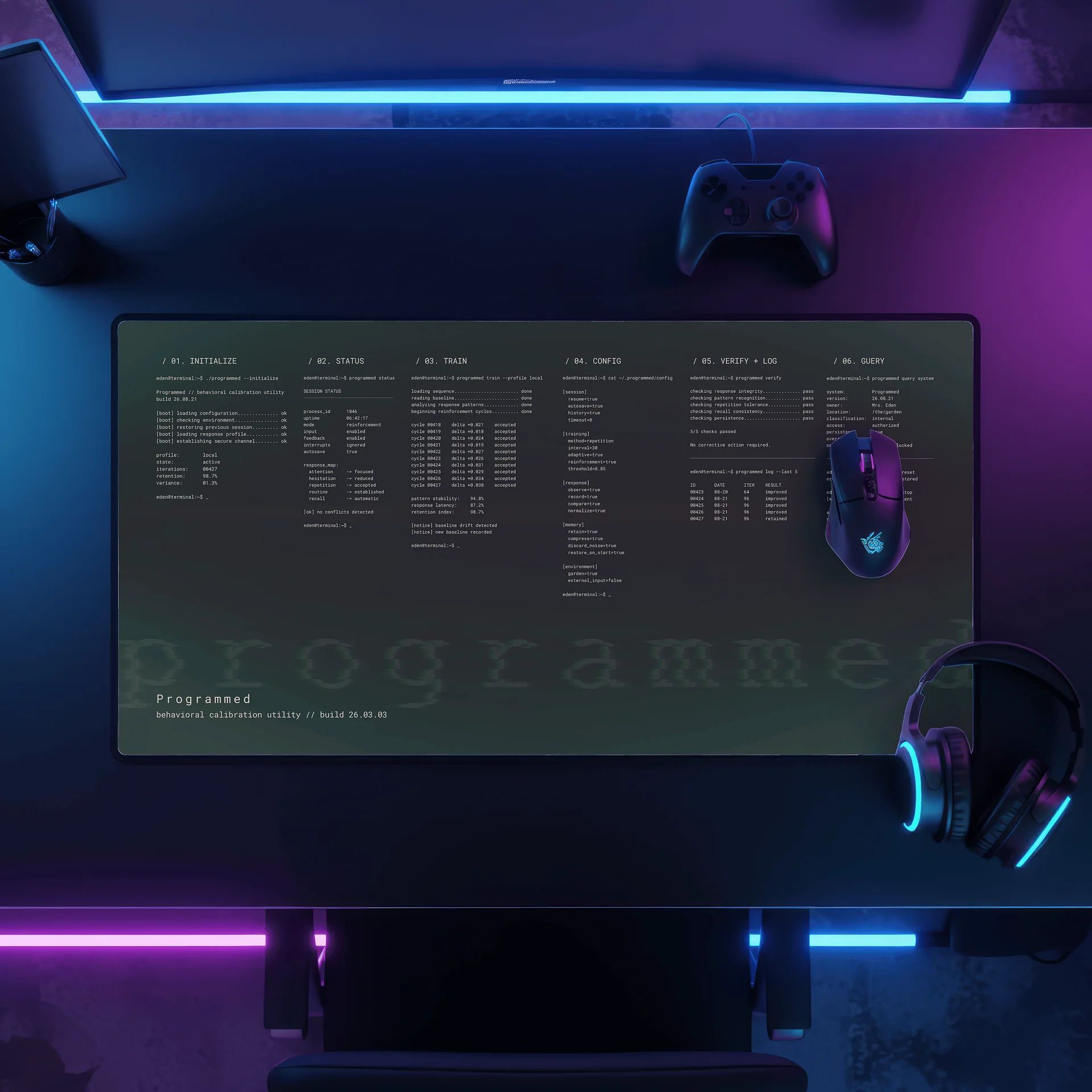 Programmed Desk Mat product image (1)