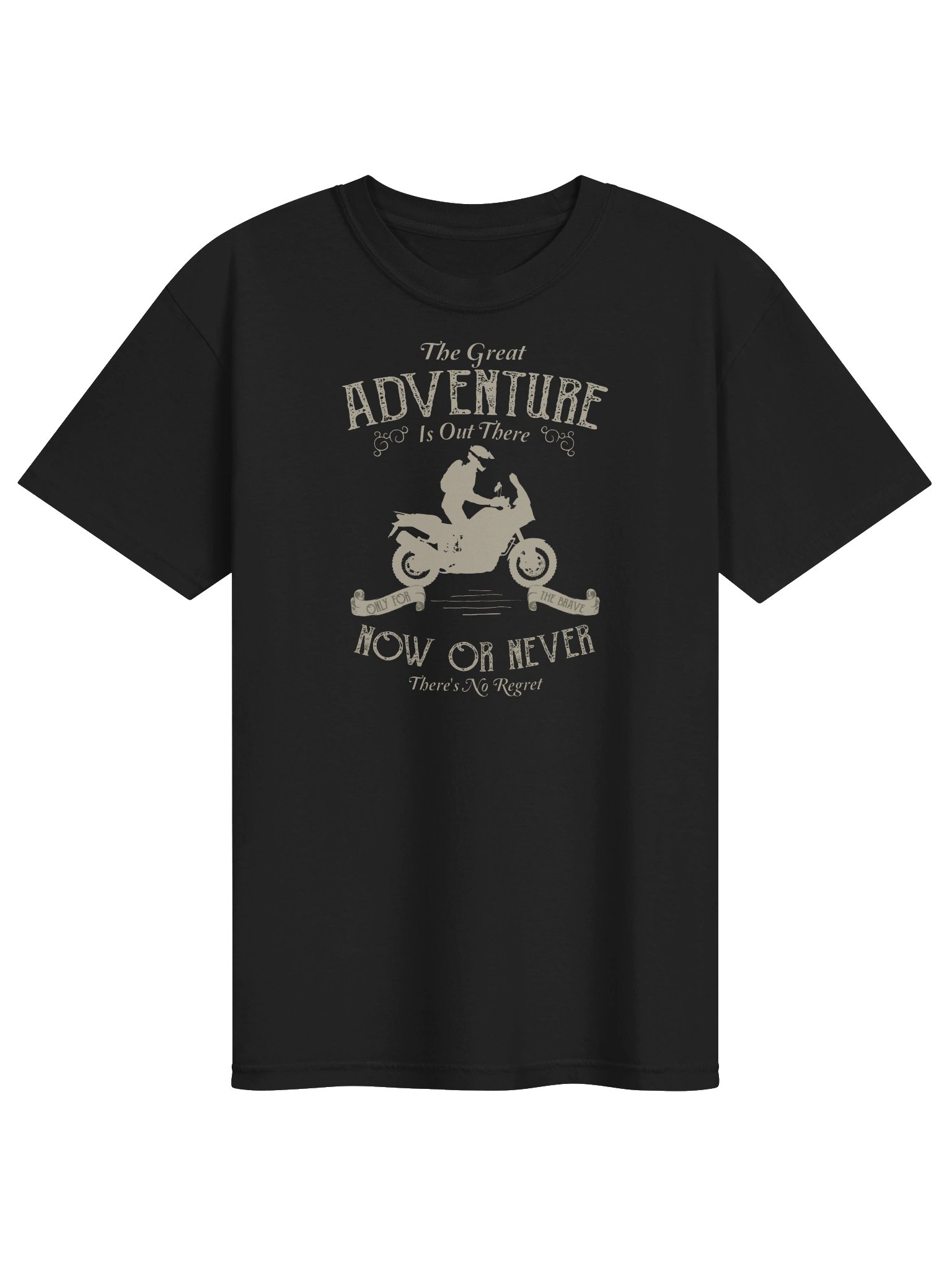 The Great Adventure Is Out There | Motorcycle T-Shirt product image (2)