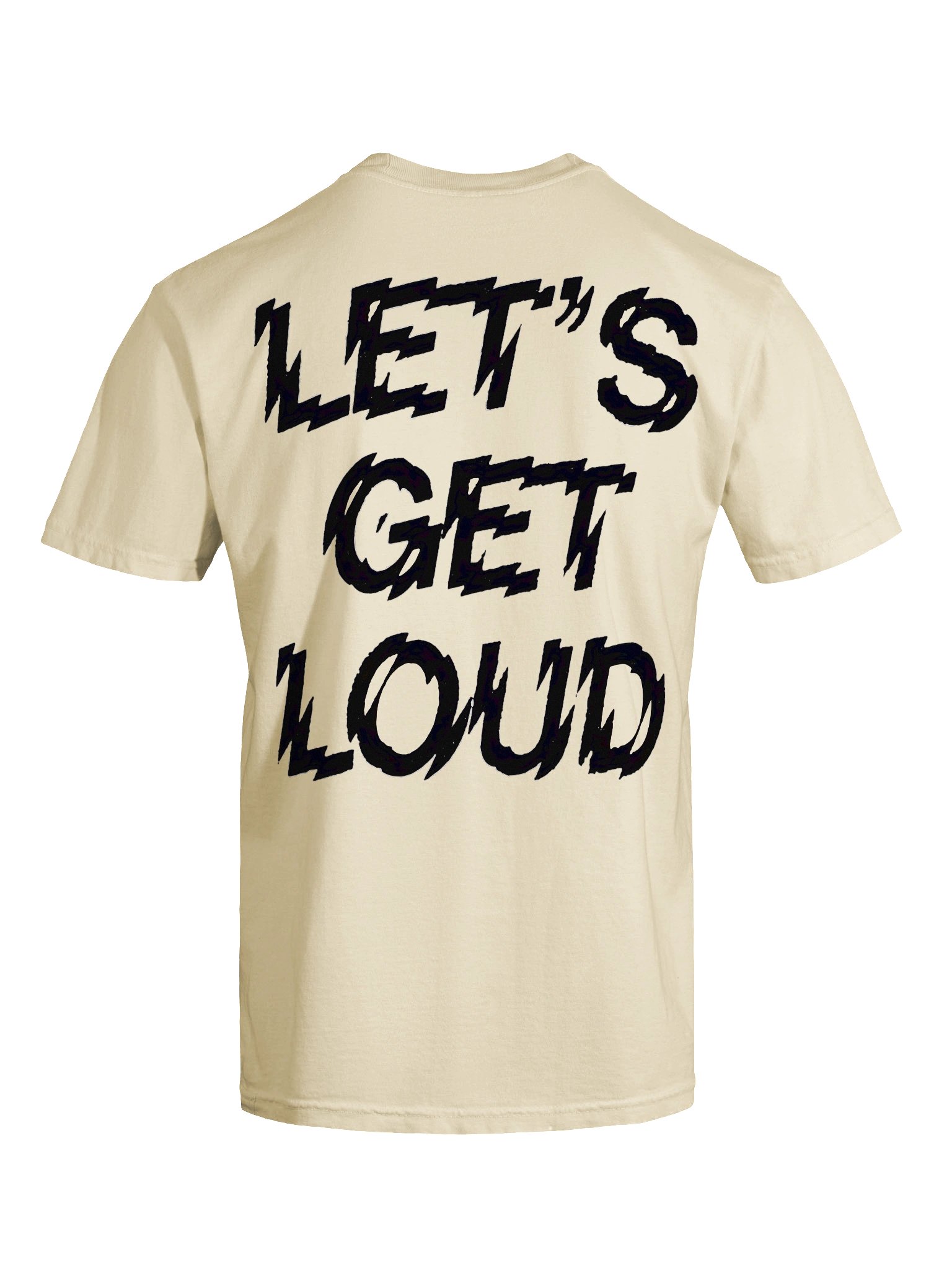 Let's Get Loud Tee (Vintage Cream) product image (7)