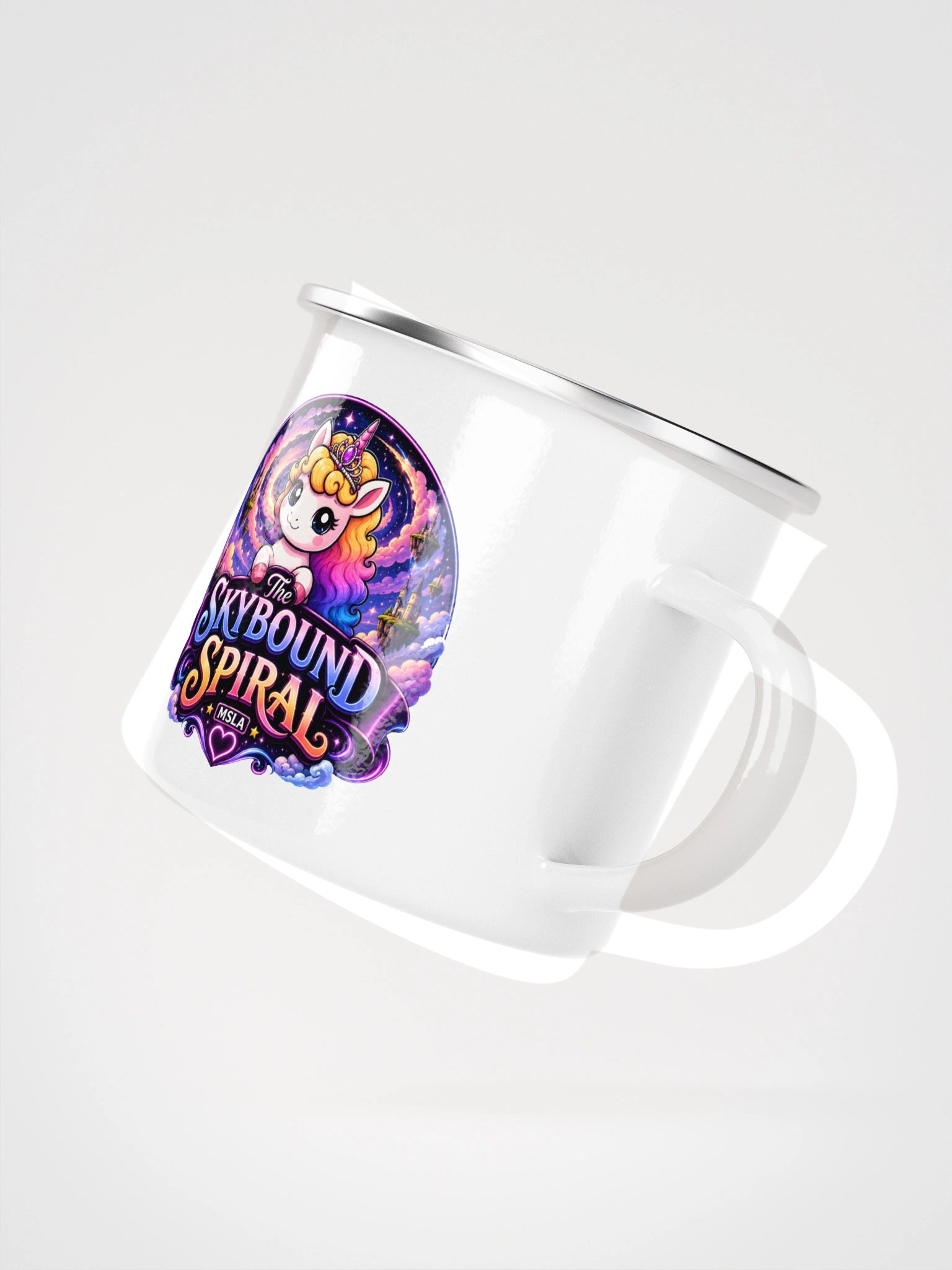 The Skybound Spiral - Enamel Mug product image (5)