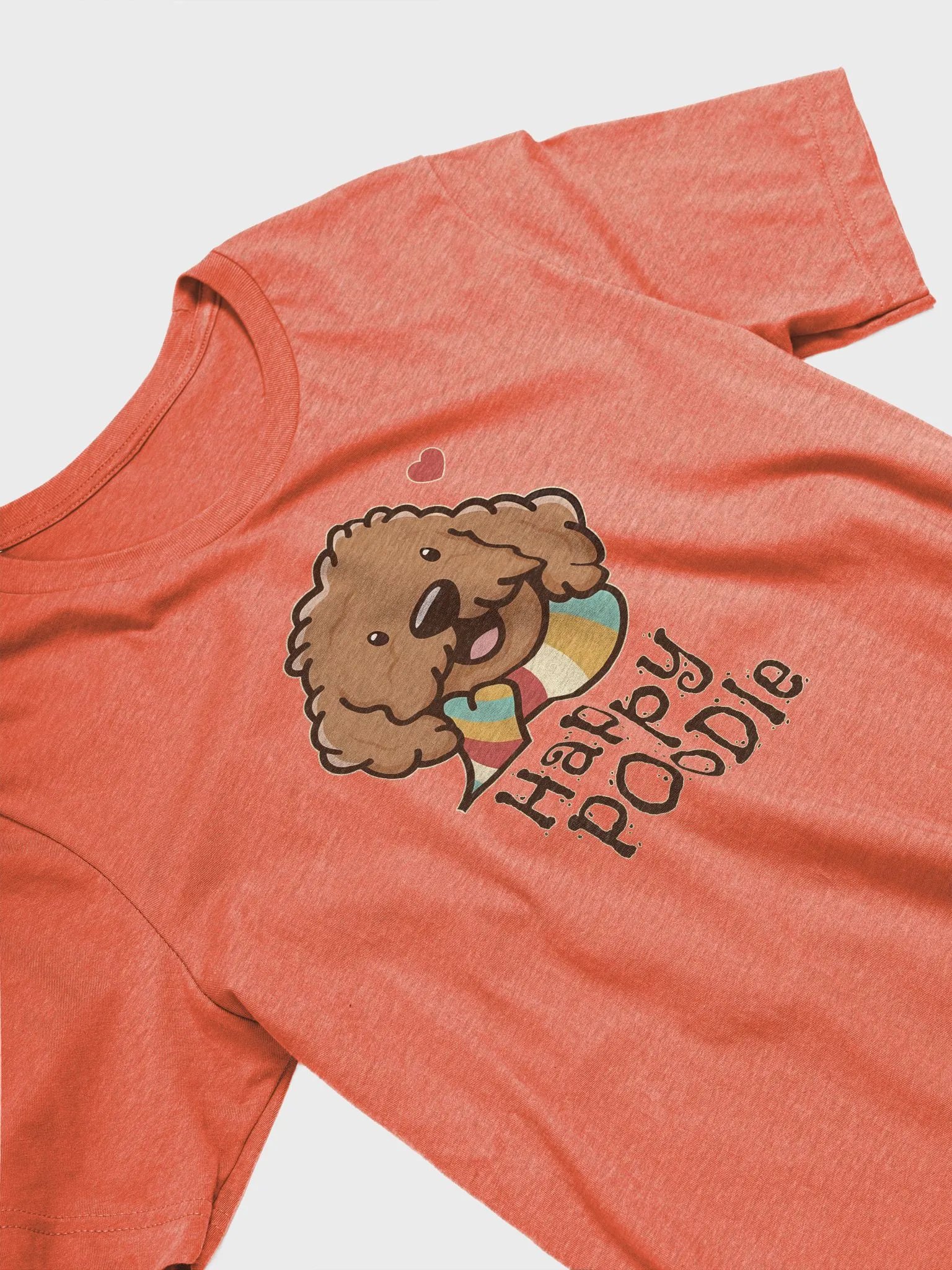 Happy Poodle Premium T-shirt product image (3)