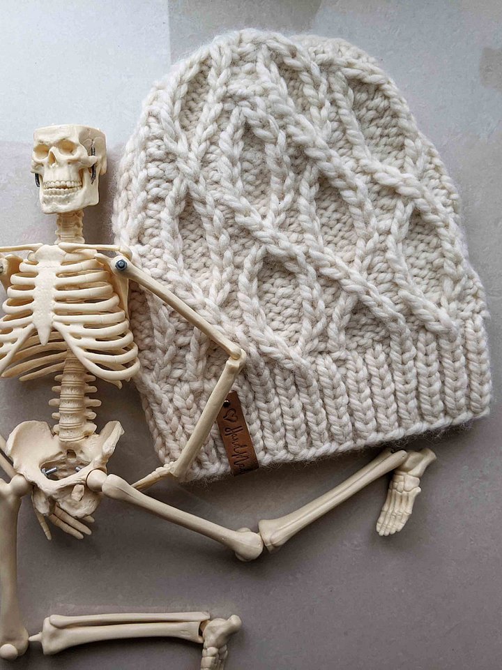 DNA Cable Knit Hat Pattern product image (2)