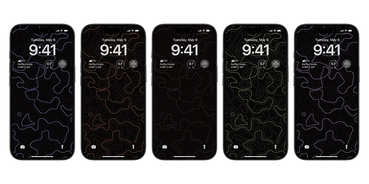 Topo Wallpaper Pack product image (2)